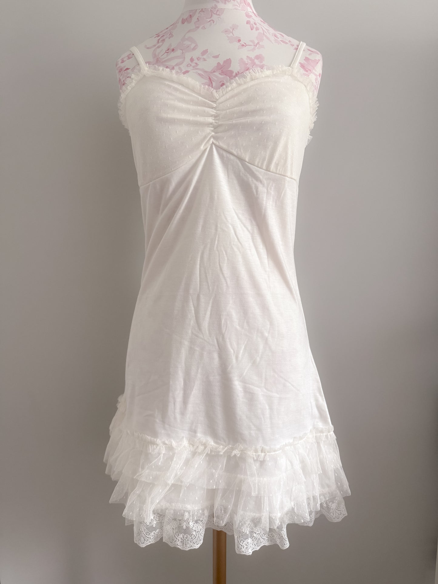 sugar almond fizz martini slip dress