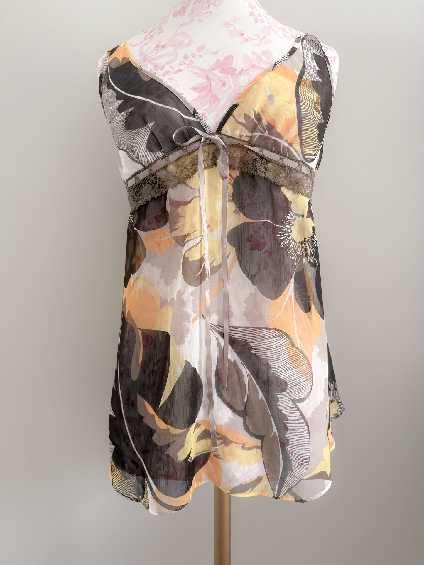 citrus marigold margarita slip dress