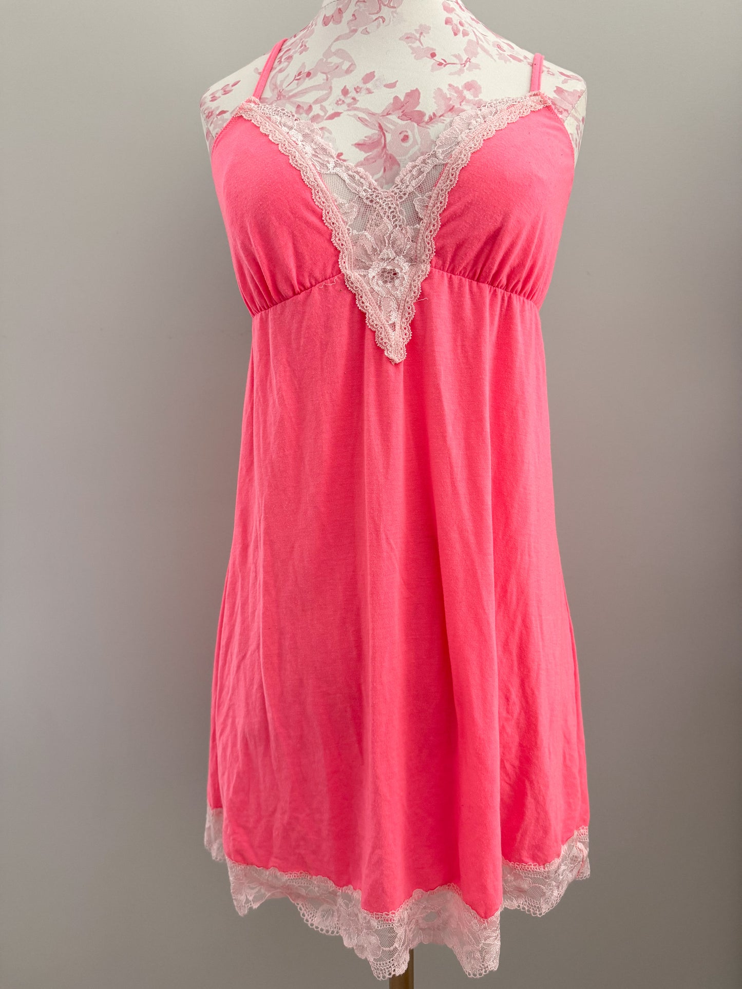 raspberry frost twist cocktail slip dress