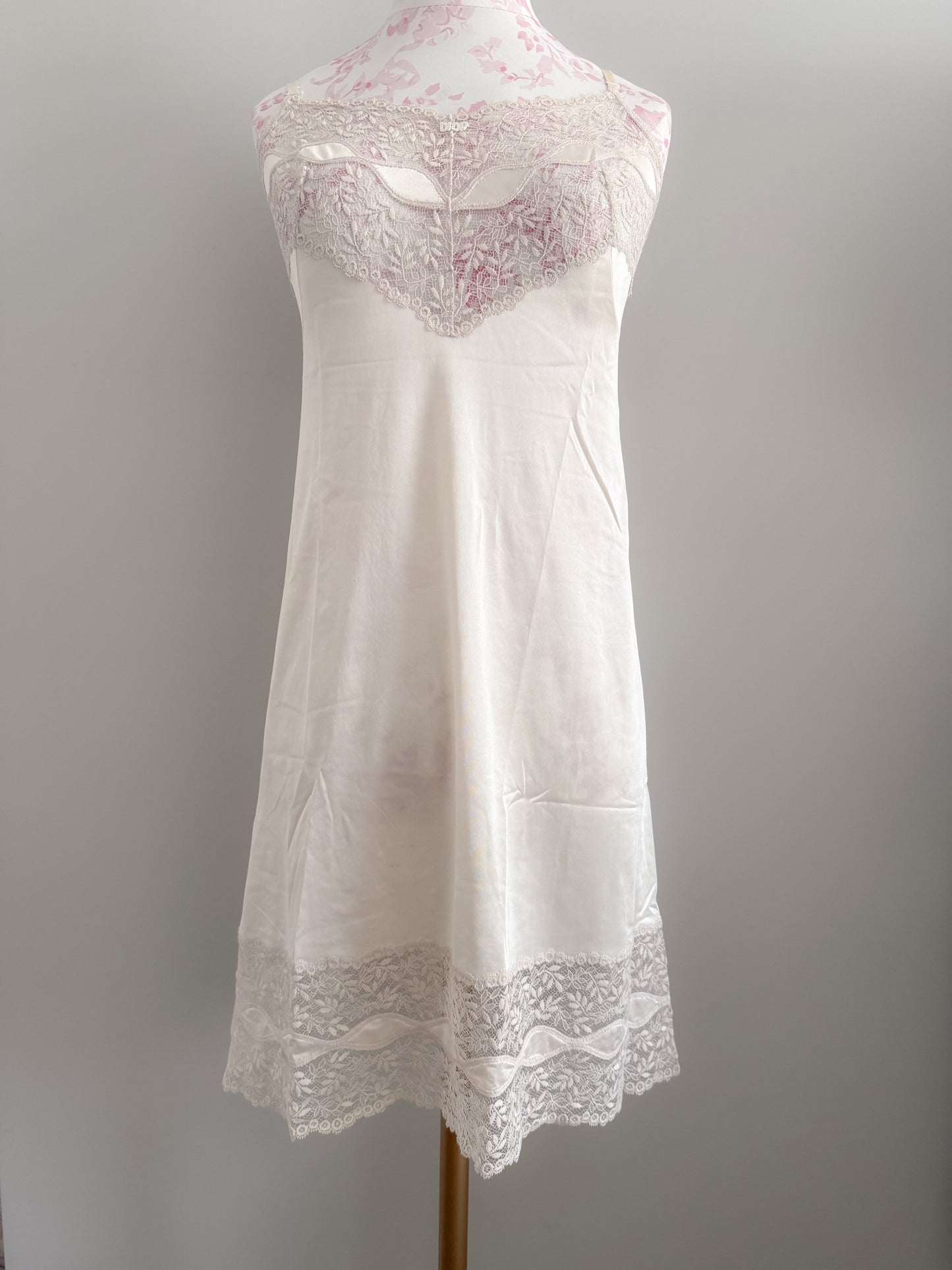 almond jasmine martini slip dress