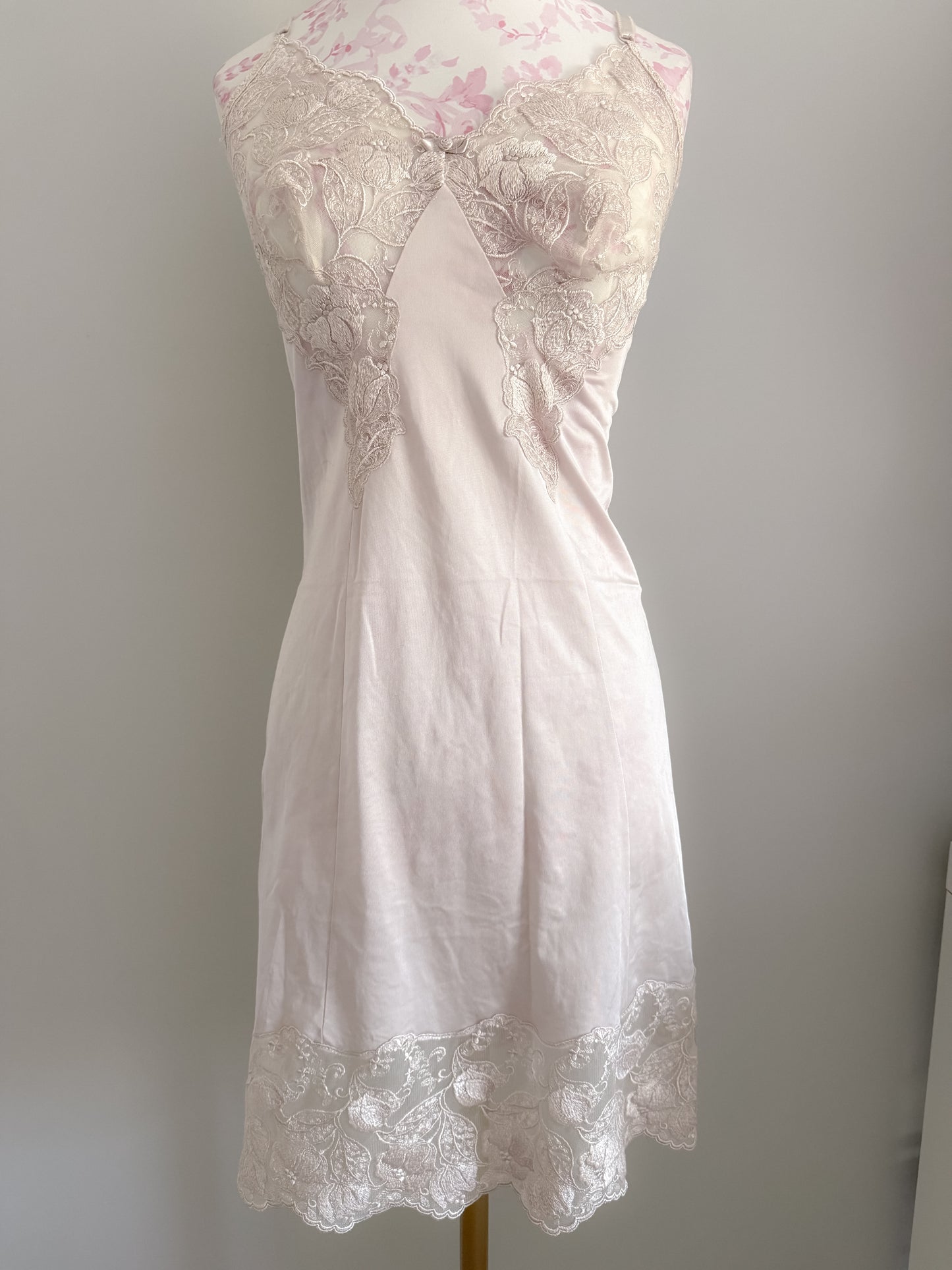 ivory coral dream margarita slip dress