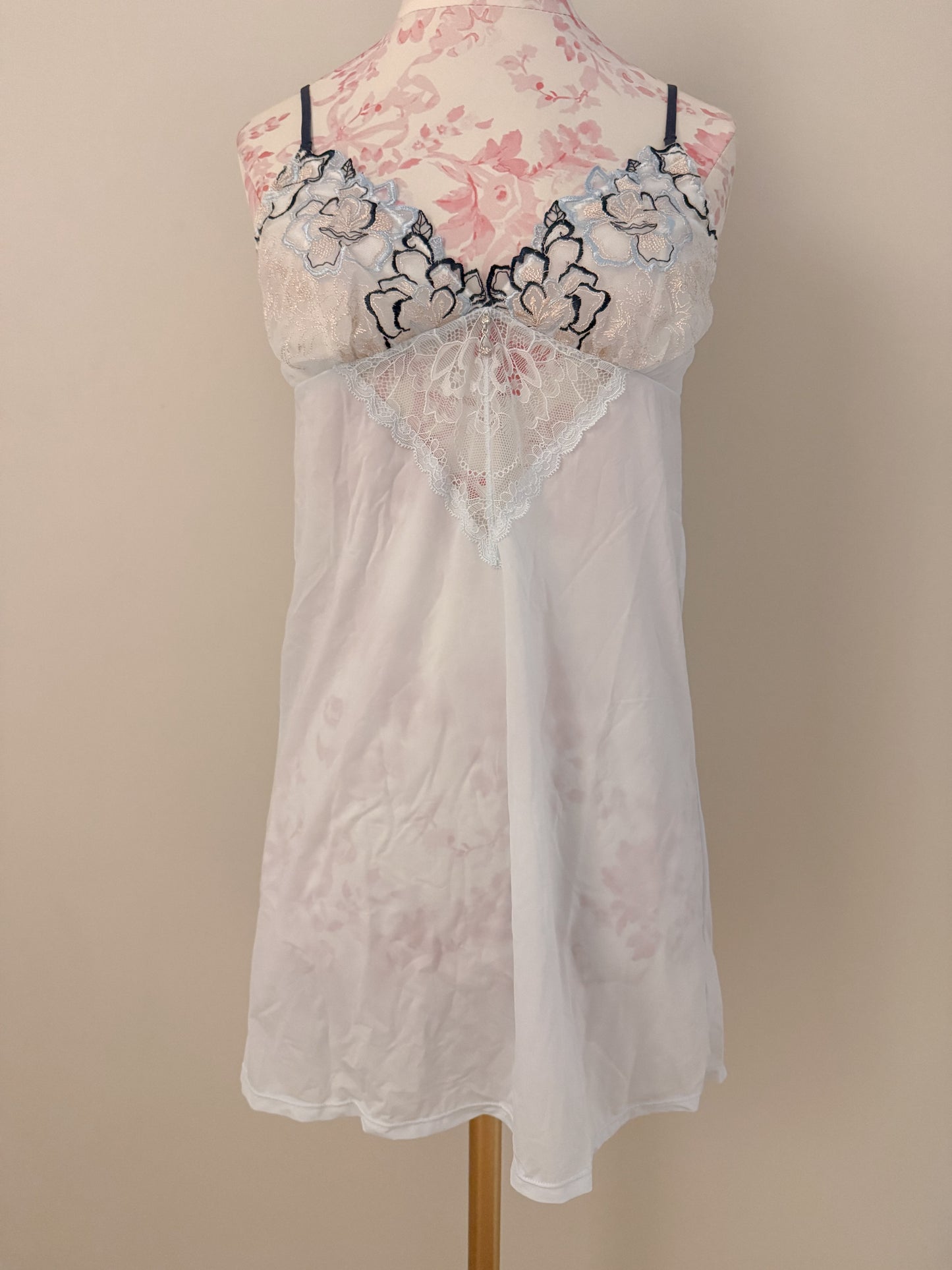 angel white swirl margarita babydoll
