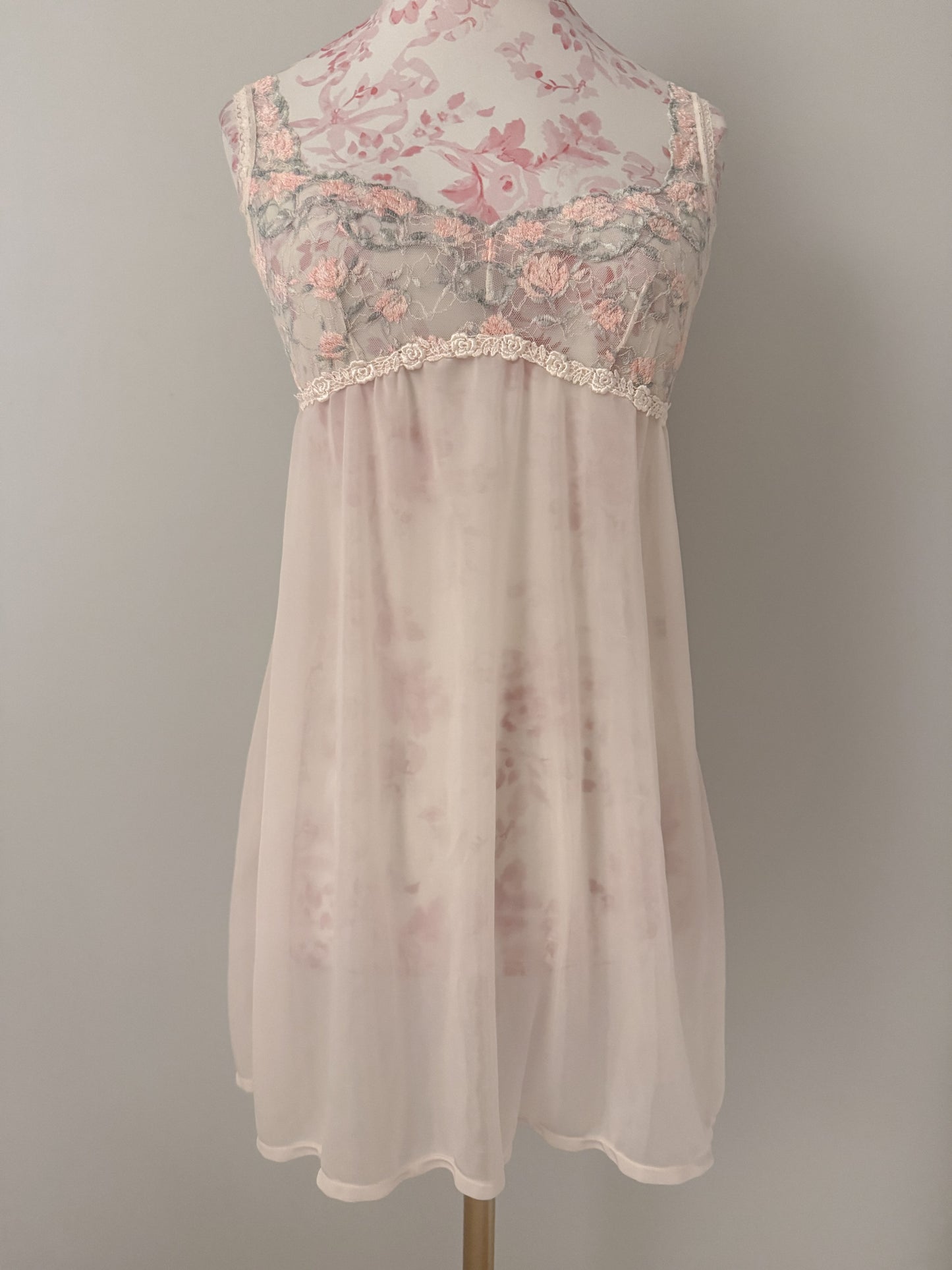 pink lychee twist bellini slip dress