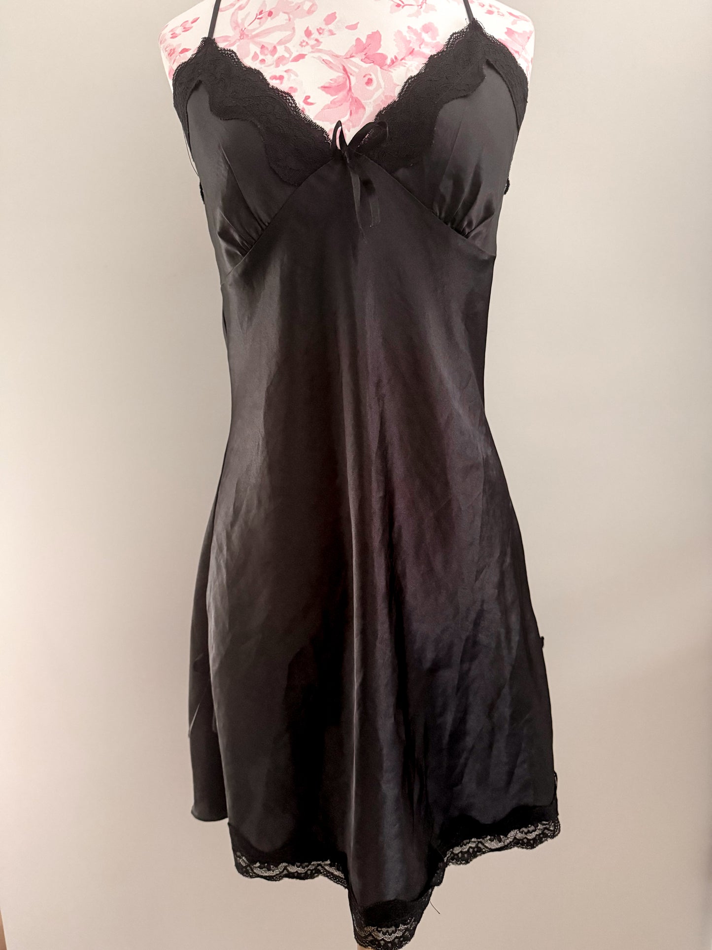 winter blackberry bloom martini slip dress