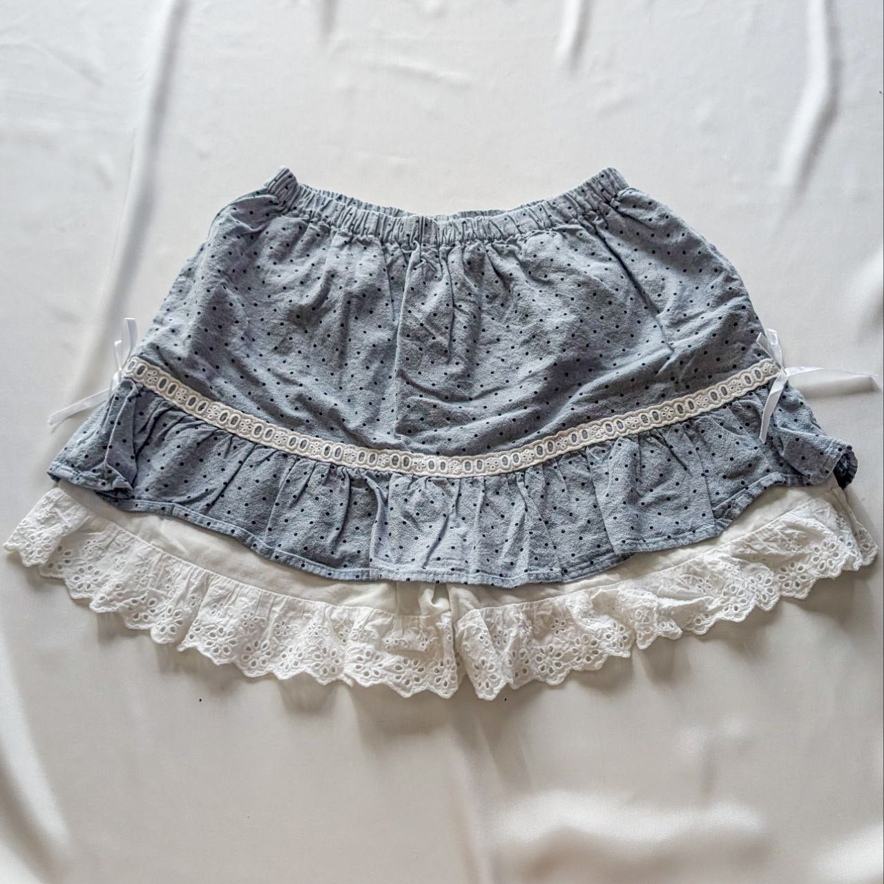 ruffled berry rizz cocktail skirt