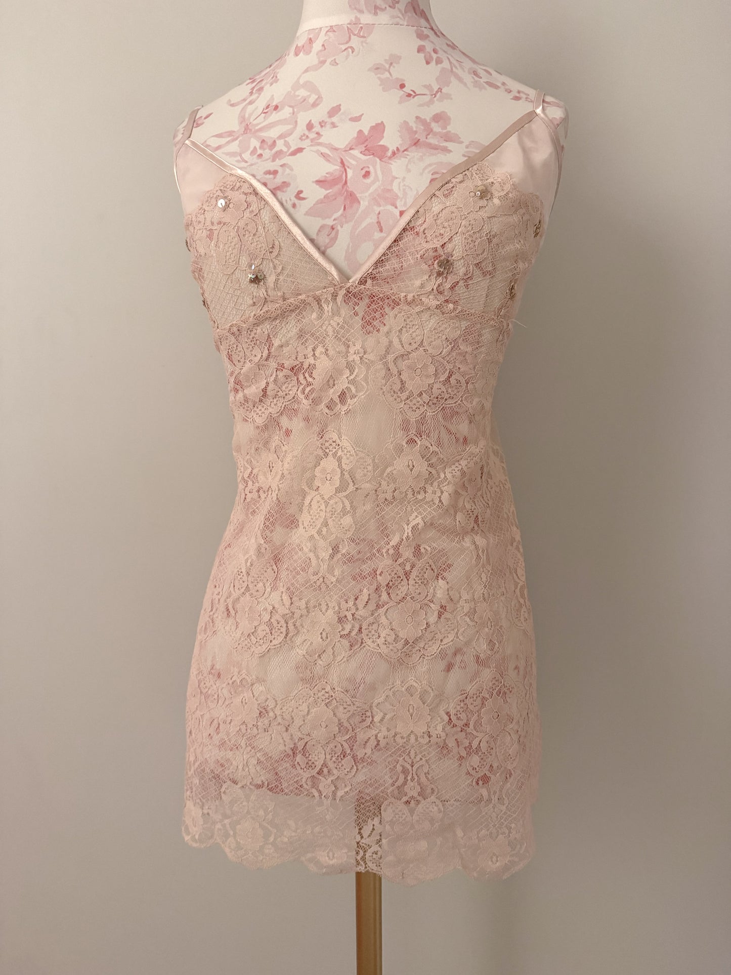apricot champagne whisper babydoll