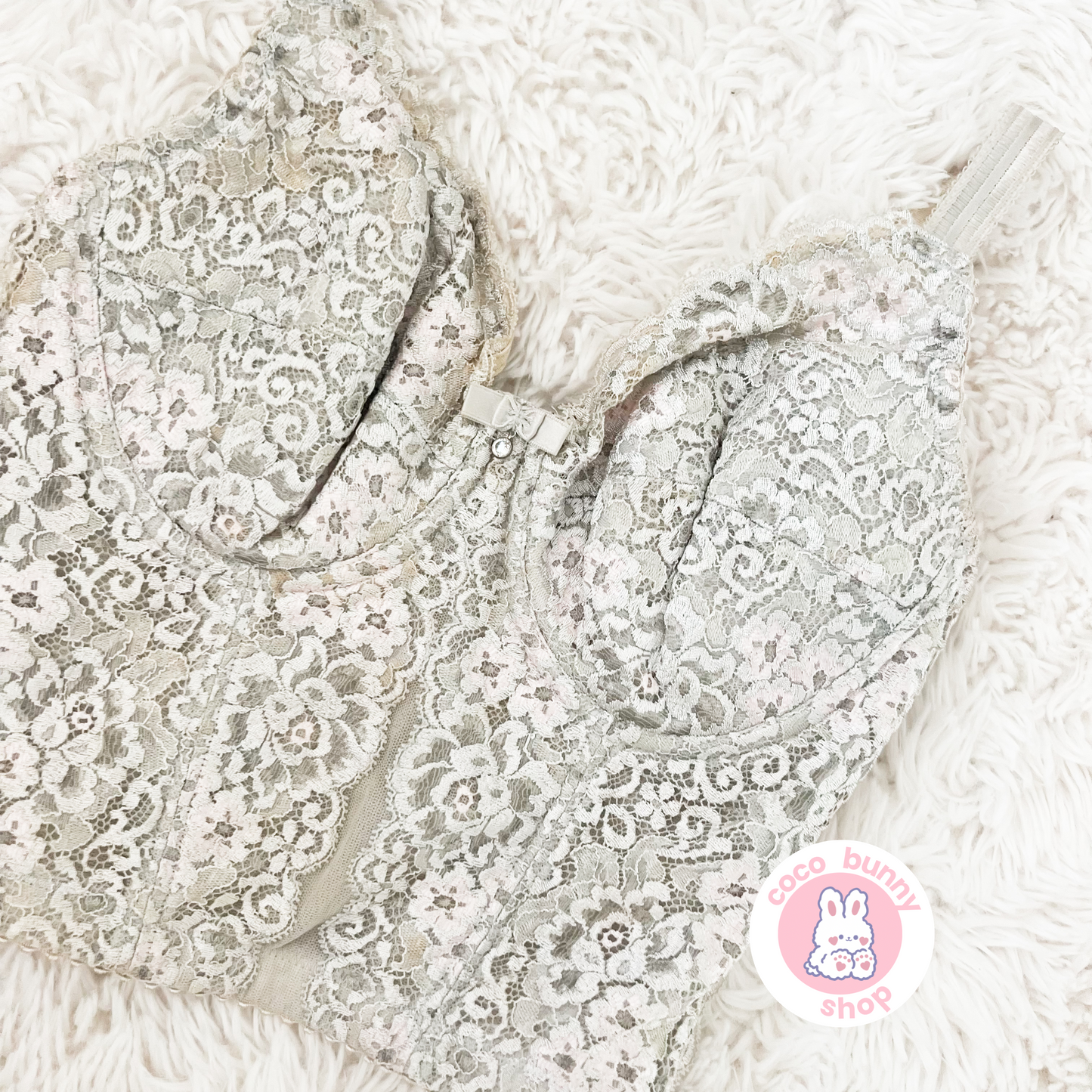 japanese brand my mode underwire lace corset