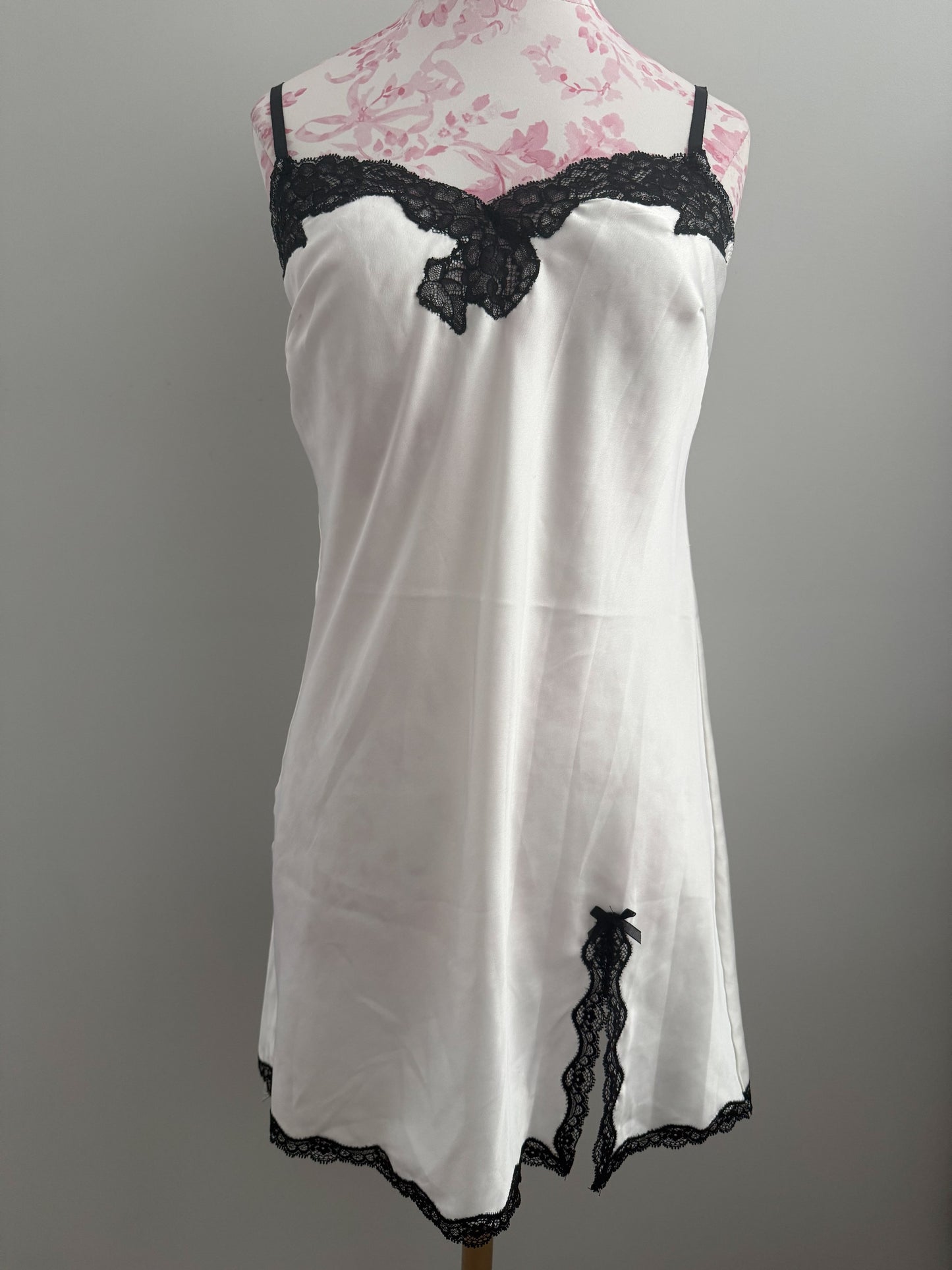 vanilla noir blitz martini slip dress