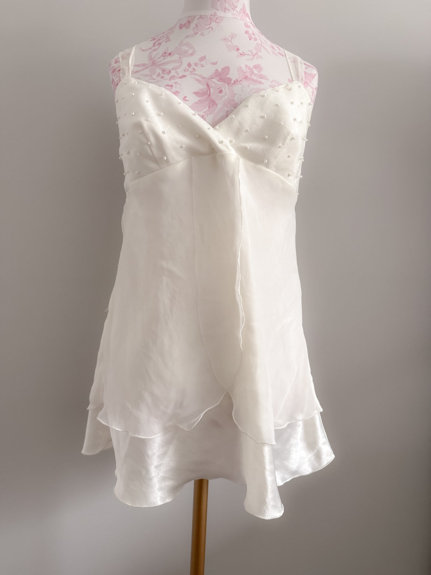 milk tea fizz martini slip dress