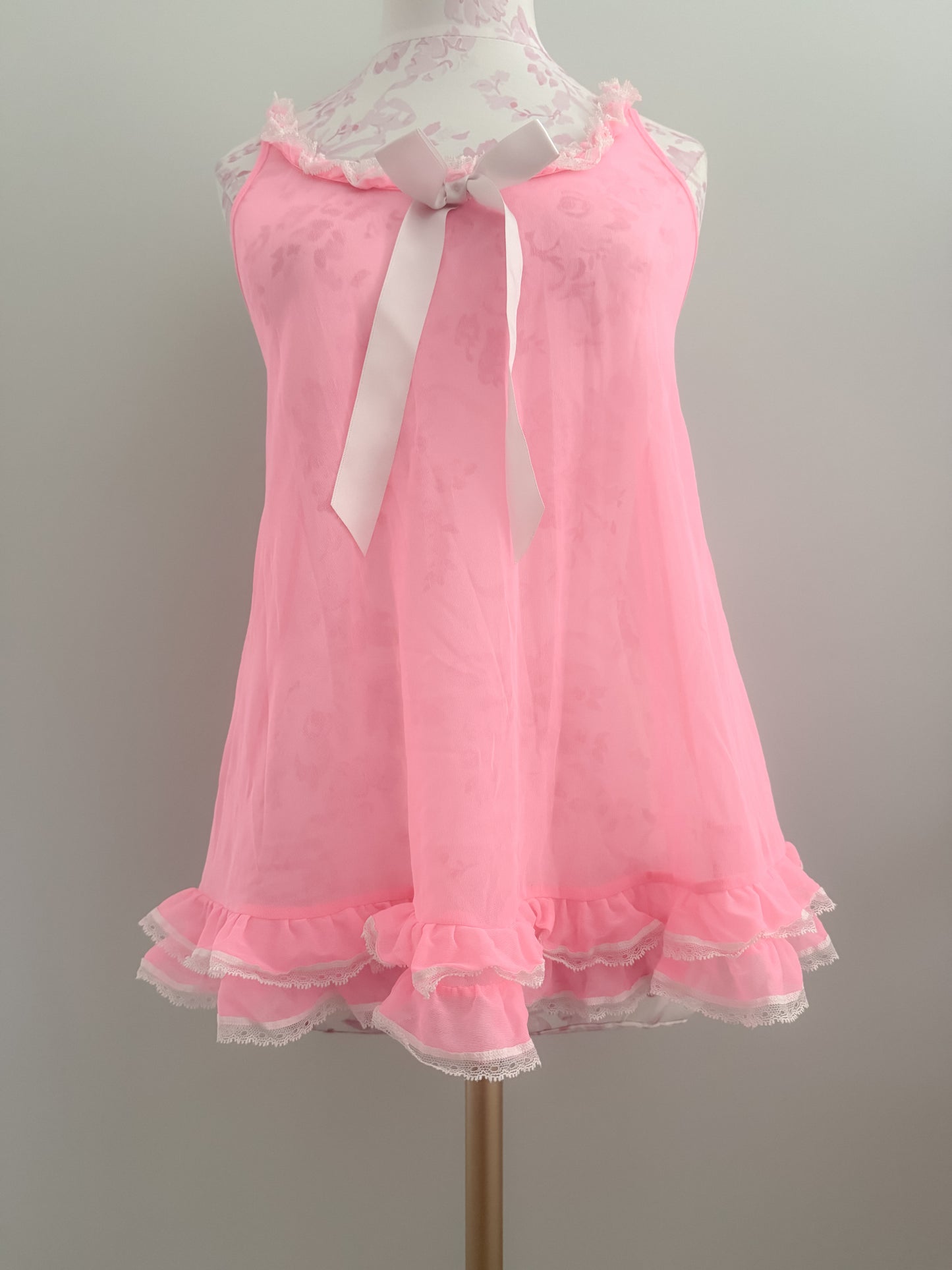 cotton candy bellini slip dress