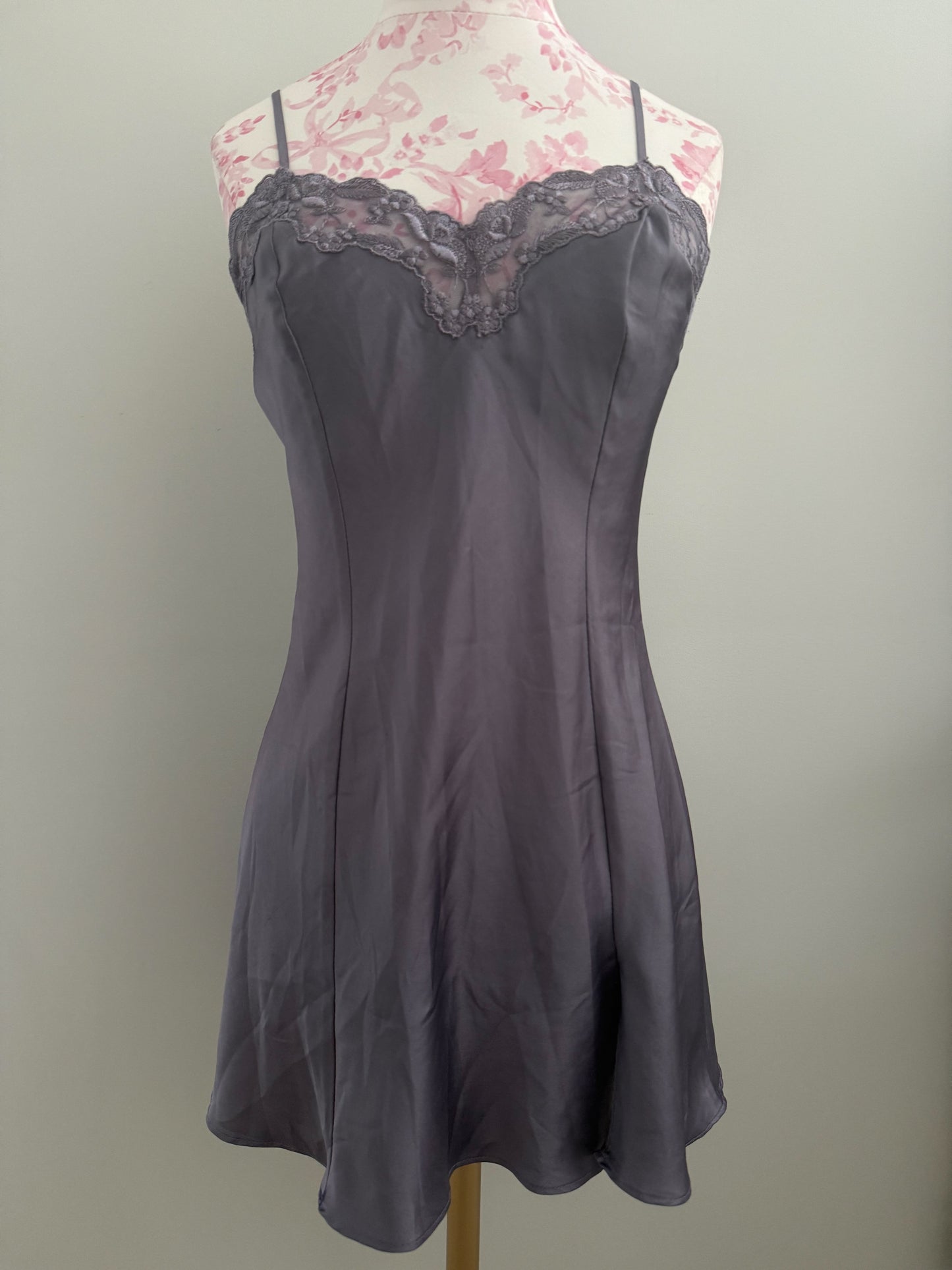 plum grape blitz martini slip dress