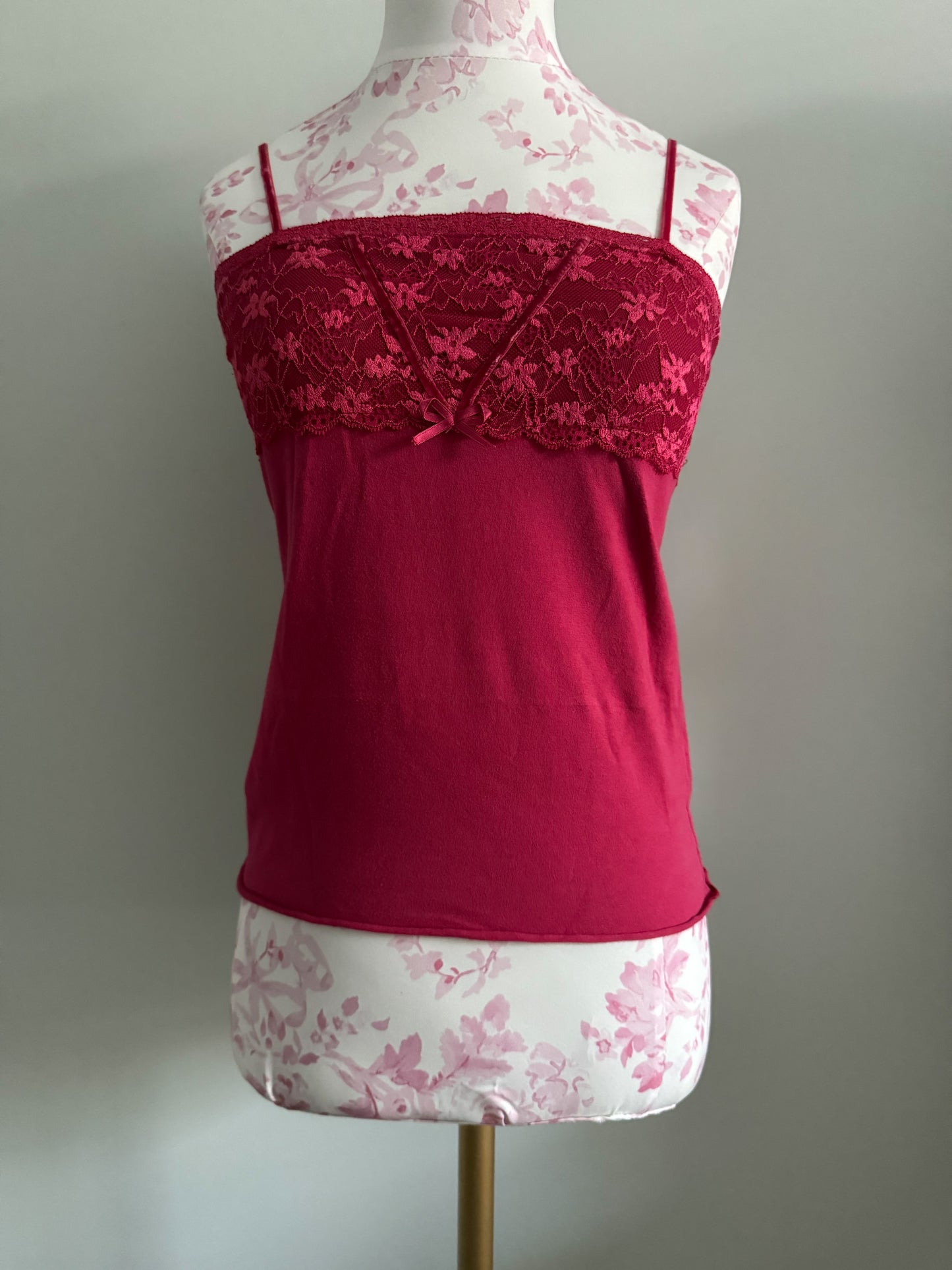 ruby flower twist margarita camisole