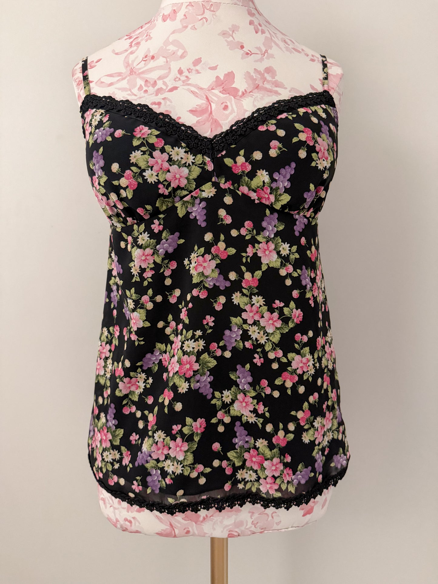 wildberry floral fizz martini camisole