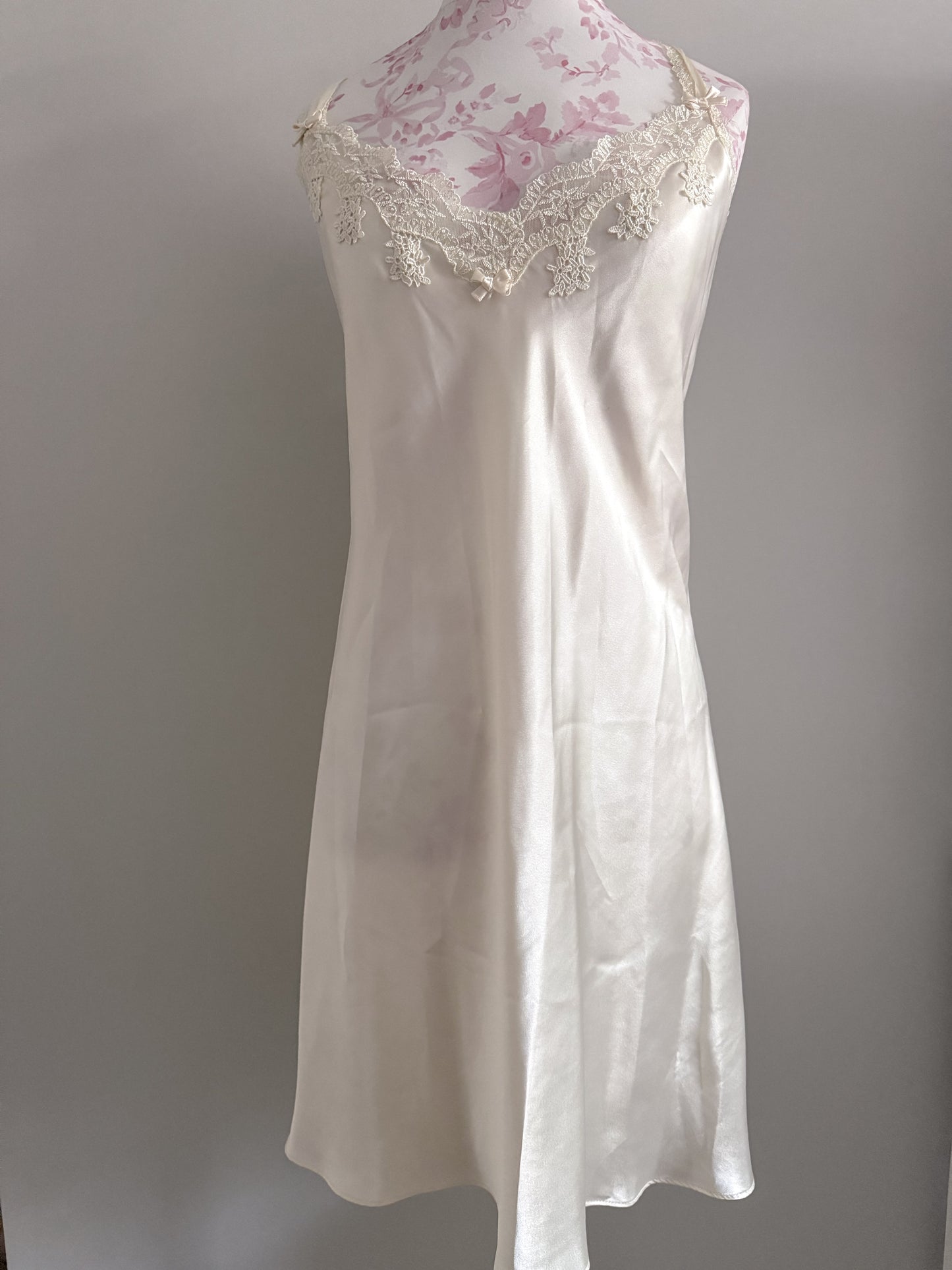 moonlit vanilla bloom julep slip dress