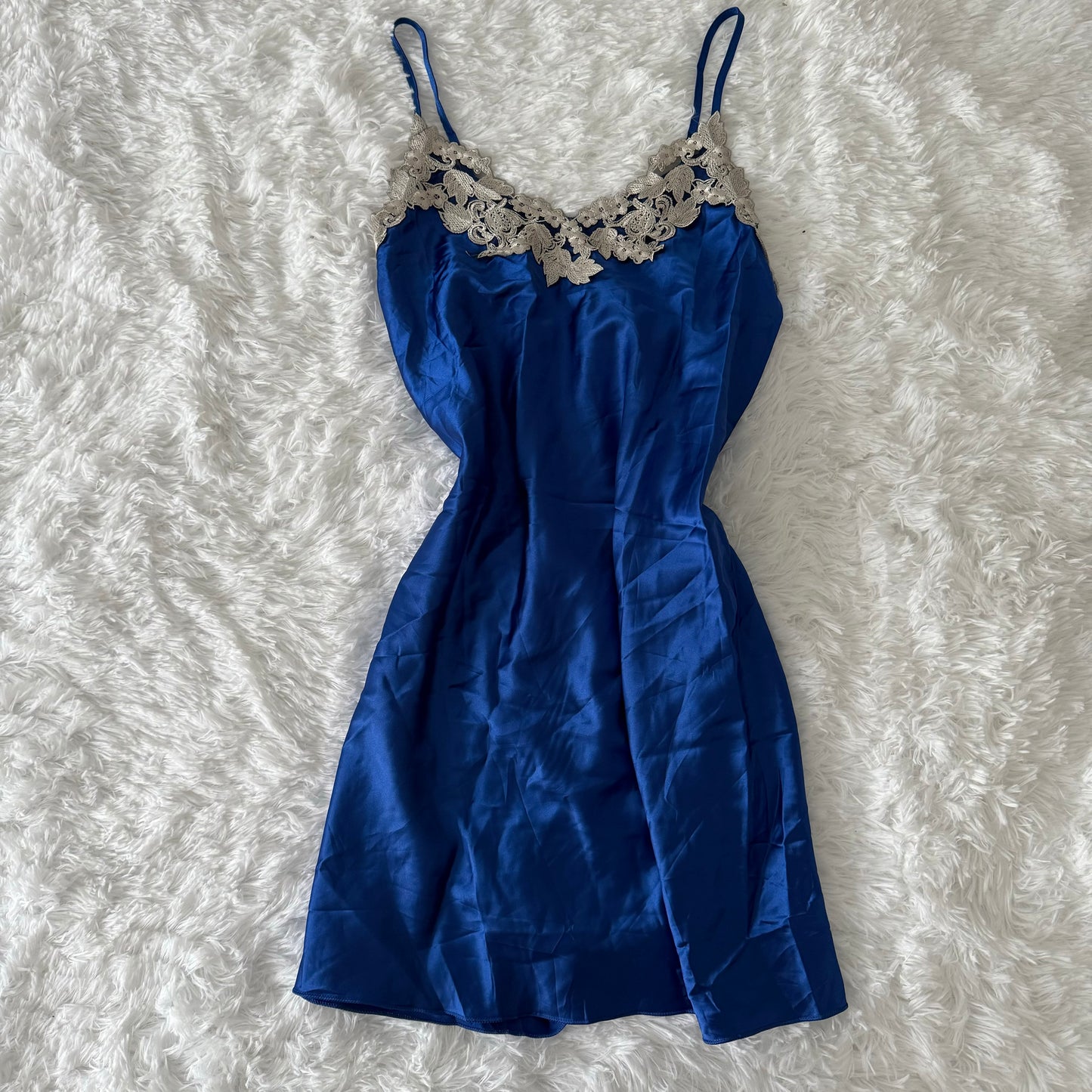 blueberry mint manhattan slip dress