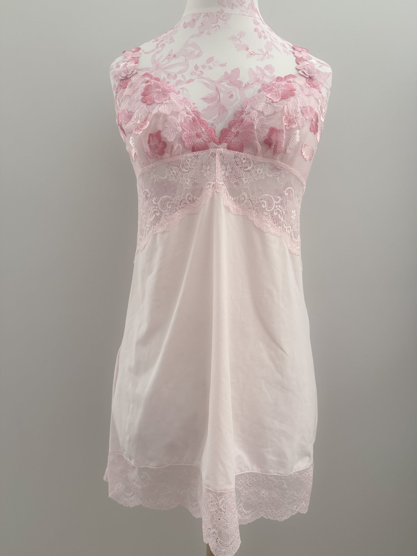 pink apricot daiquiri slip dress