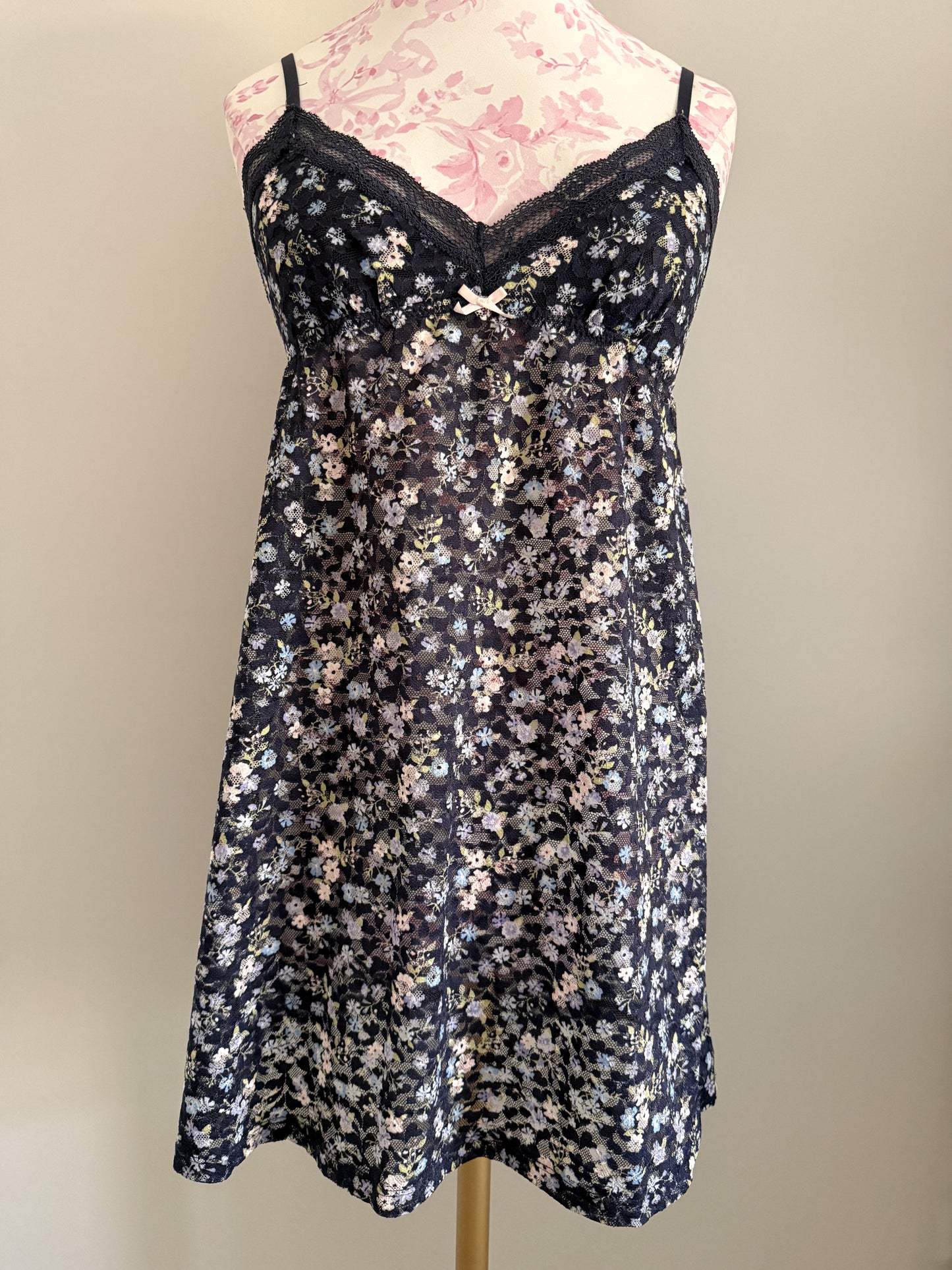 starlight floral tide daiquiri slip dress