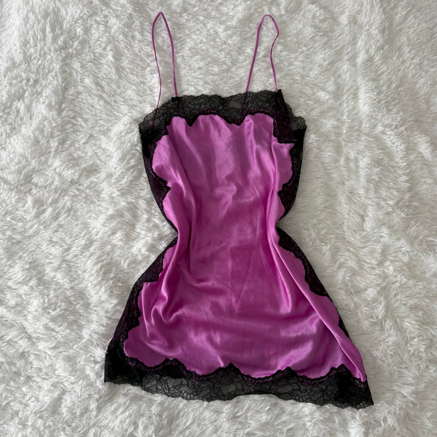 black grape spritzer slip dress