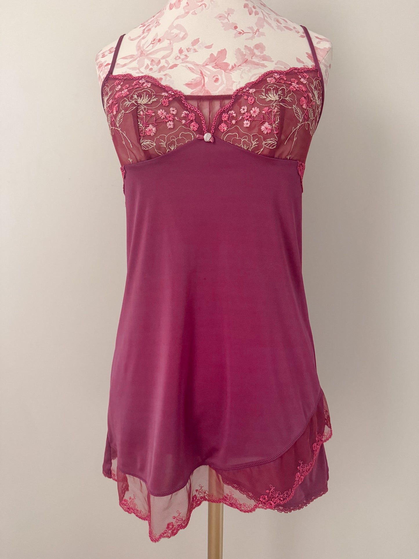 plum dusk ripple martini babydoll