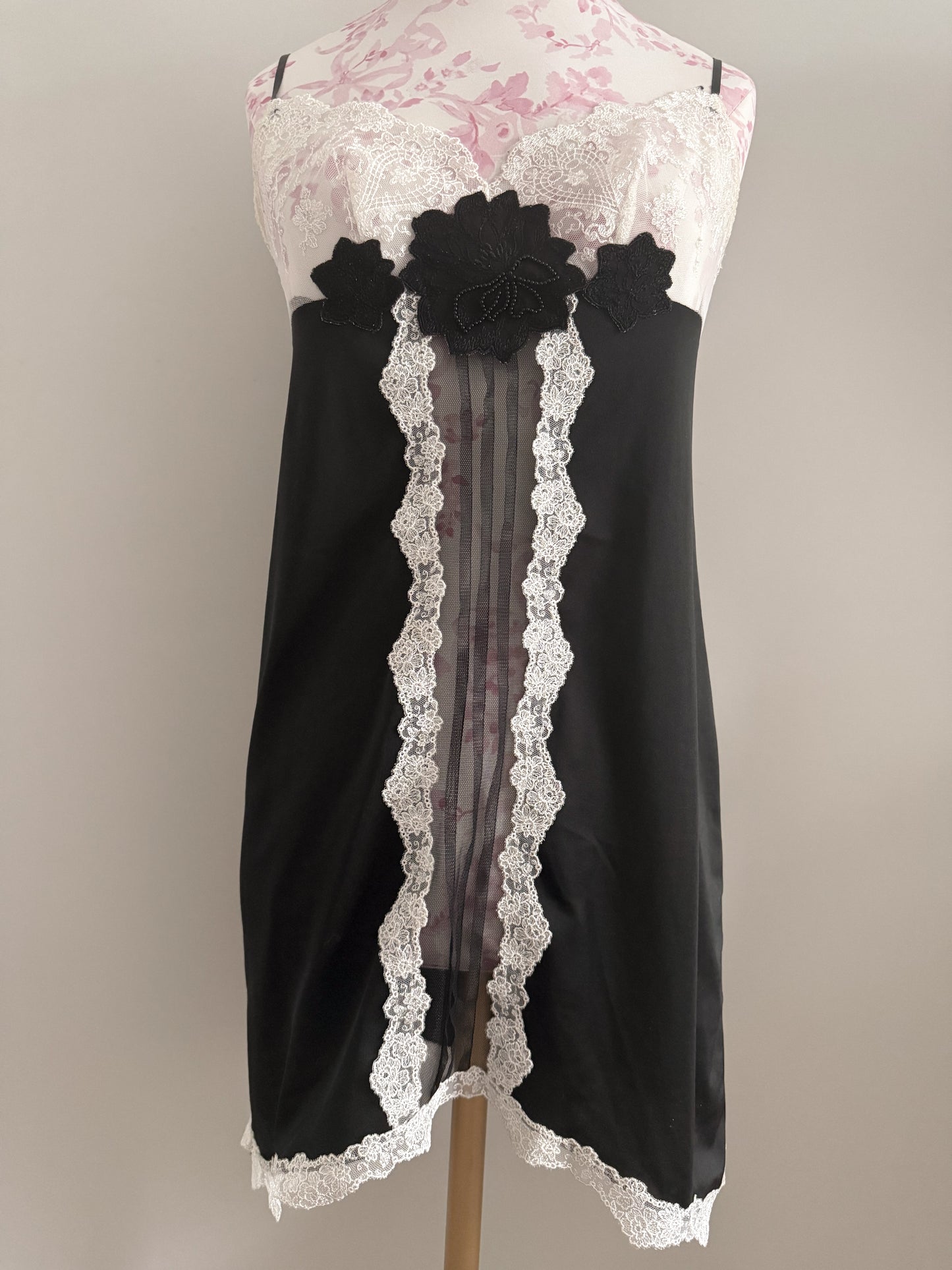 juniper night bloom cocktail slip dress