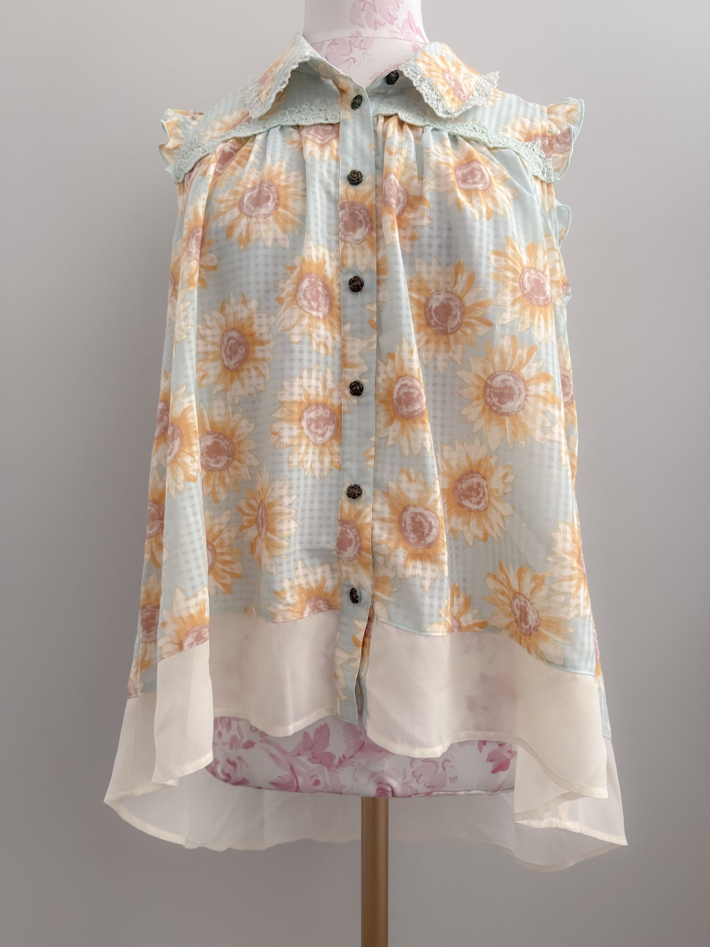 golden sunflower dream margarita top