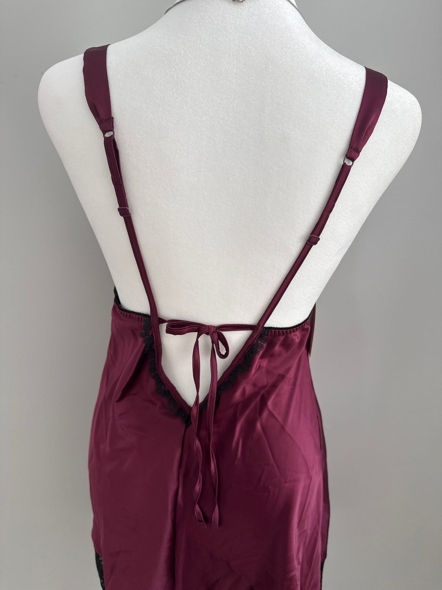 pomegranate blackberry martini slip dress