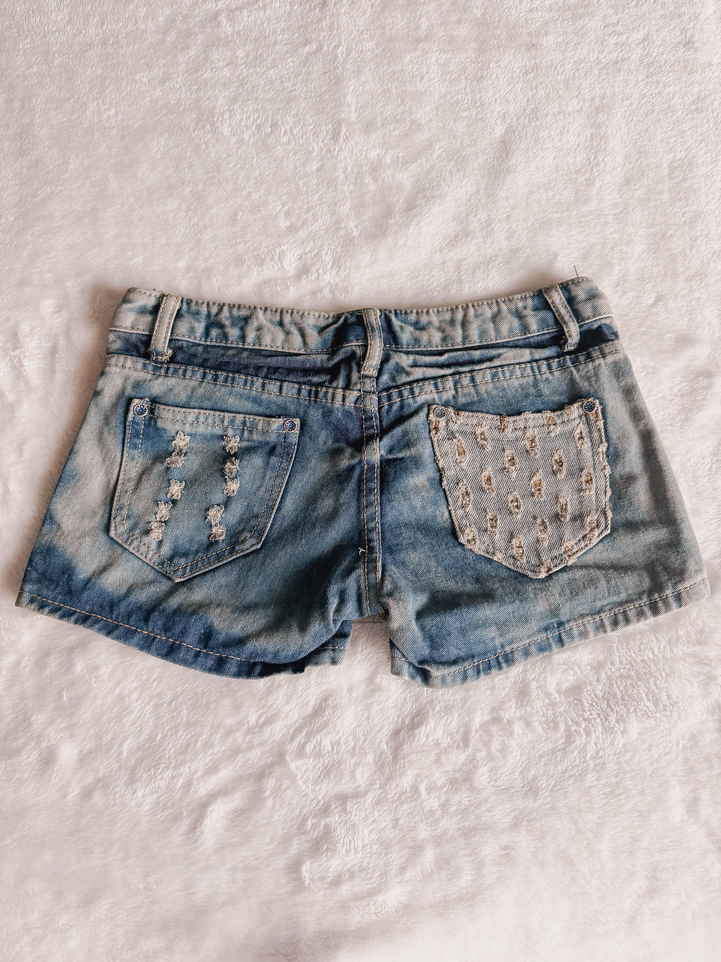 gold cigarette bunny skort