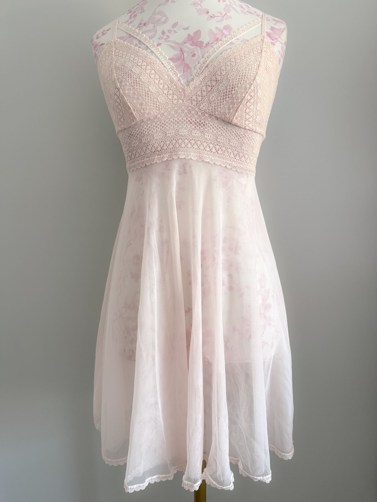 strawberry sand dusk martini slip dress