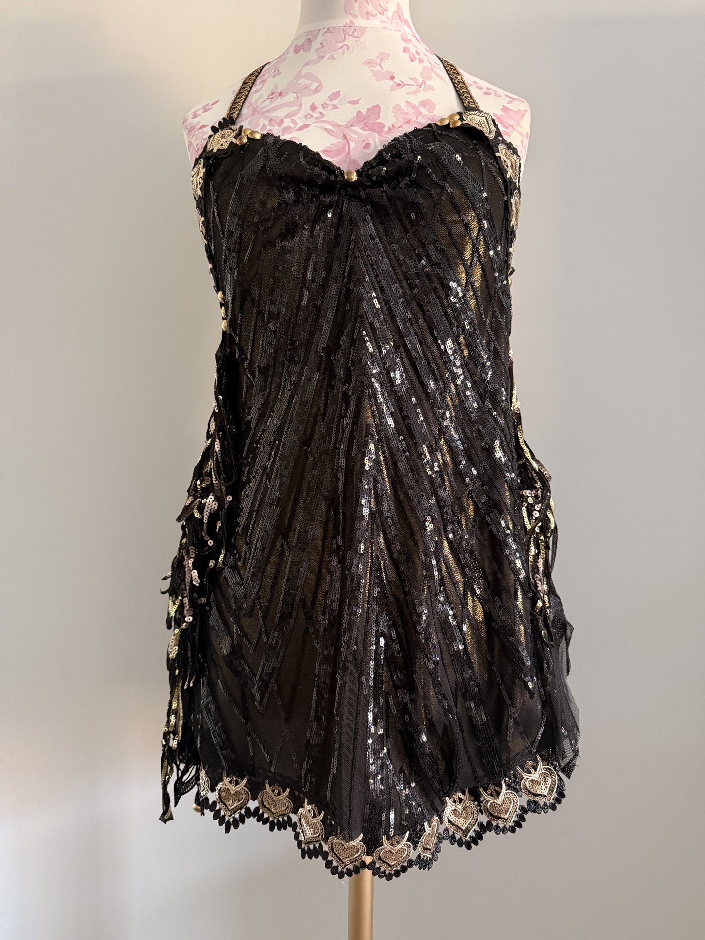 starfruit sequin sun daiquiri dress