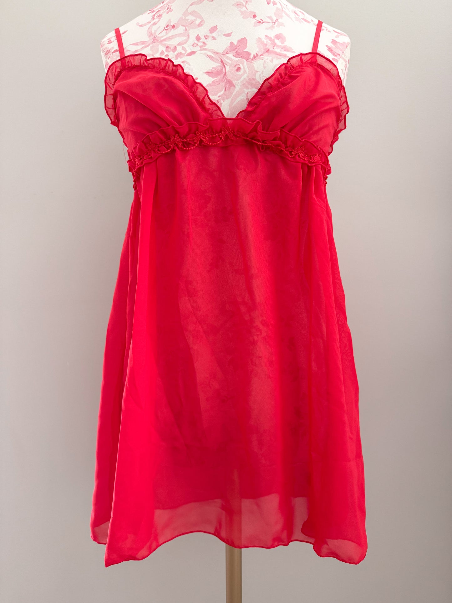 poinsetta bloom spritz margarita slip dress