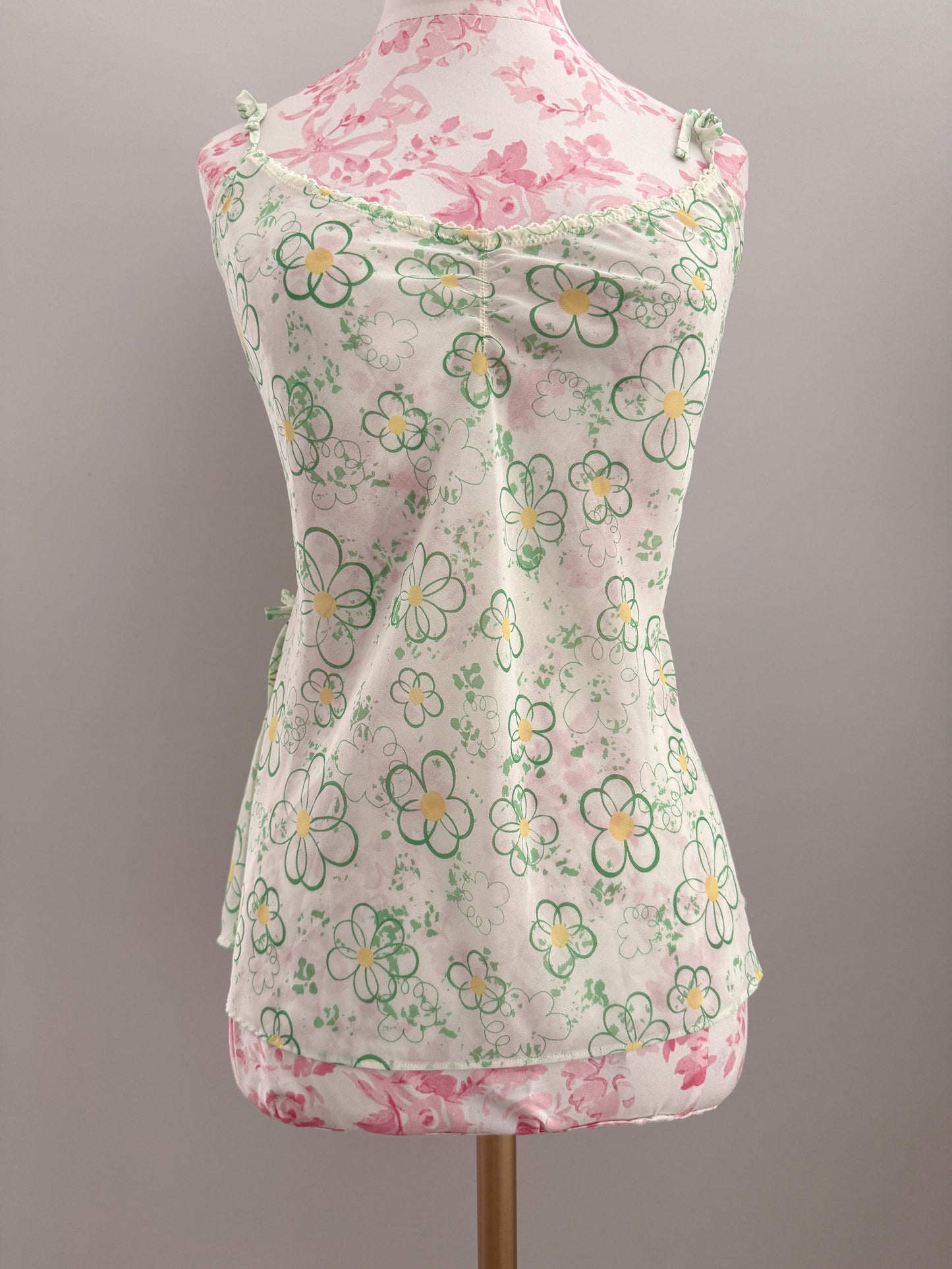 winter daisy mint margarita camisole