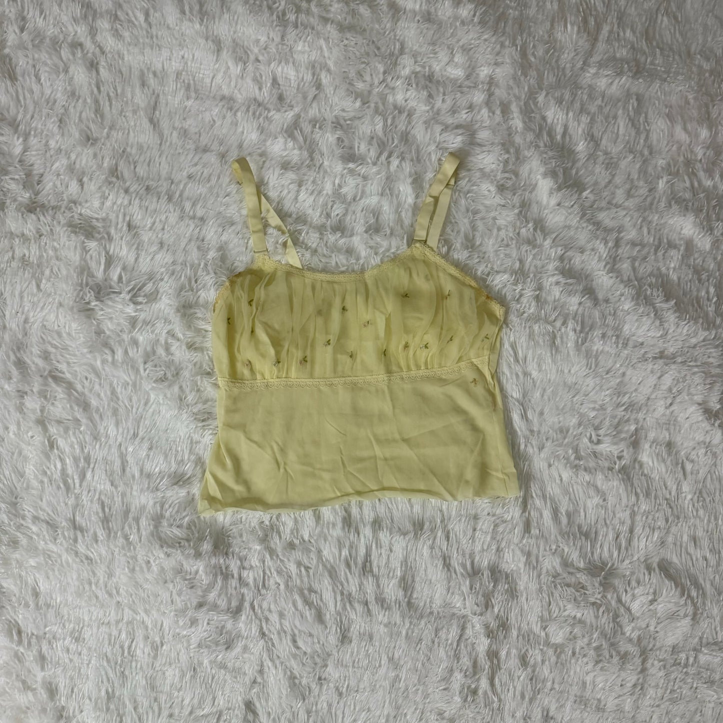lemon rose sparkling spritzer camisole