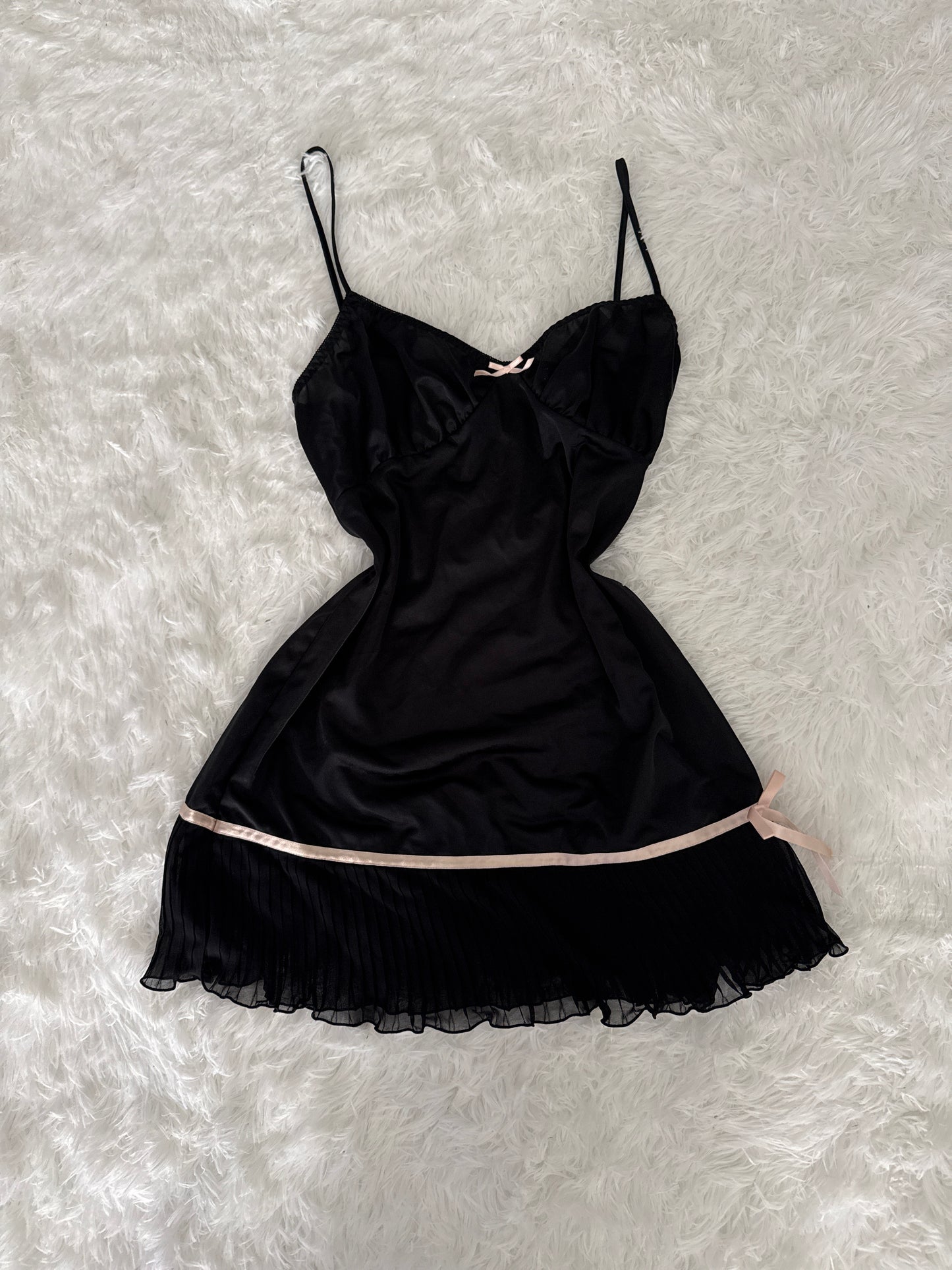 black licorice martini slip dress