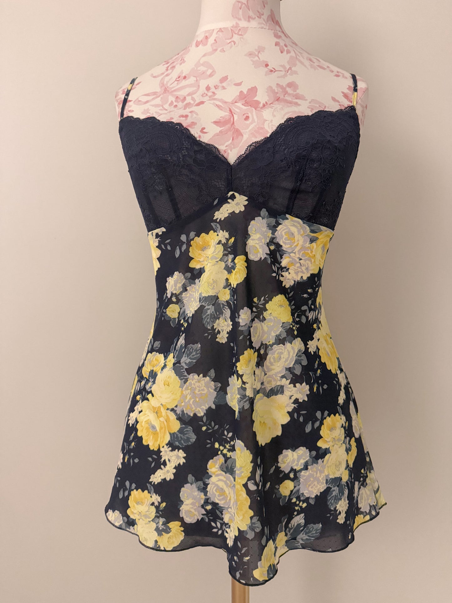 black dandelion kiss martini camisole