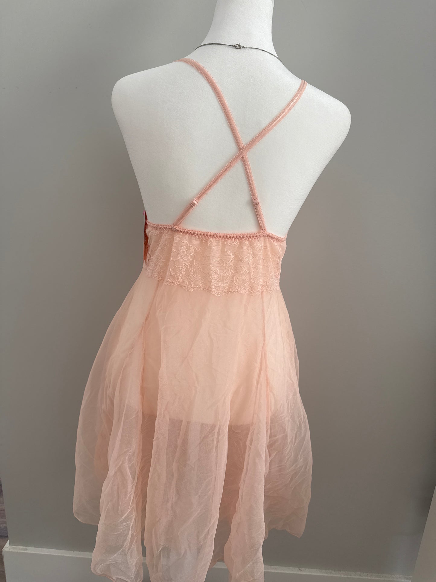 pink taffy martini slip dress