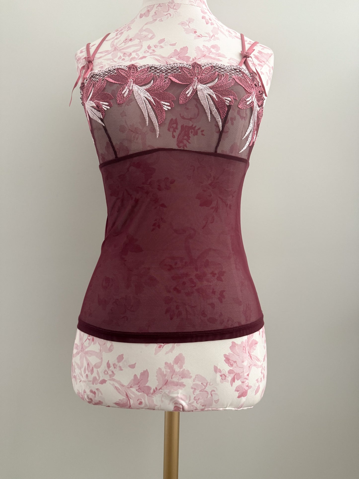 cranberry blush fizz martini camisole