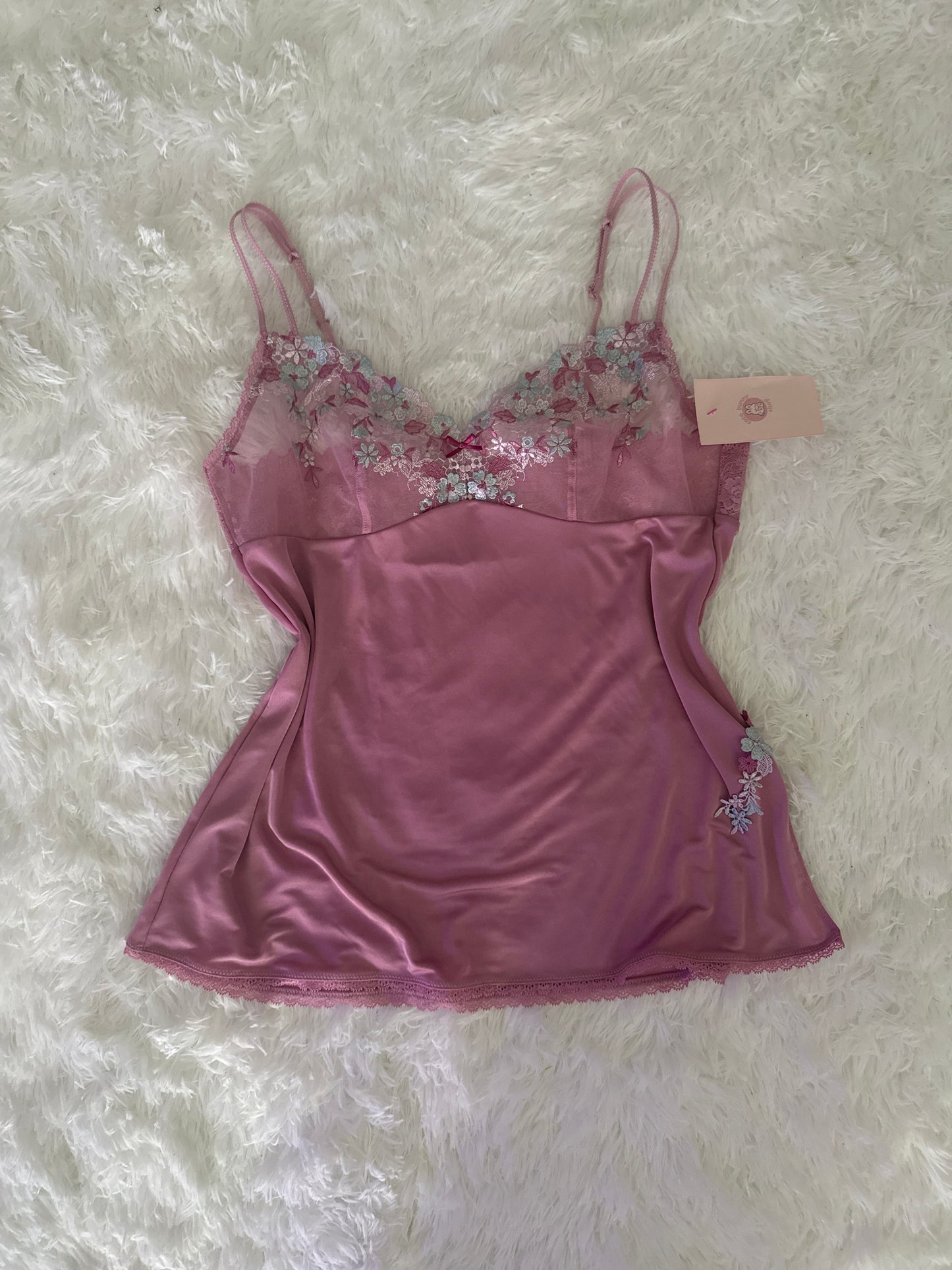 rhubarb sparkling rosé camisole