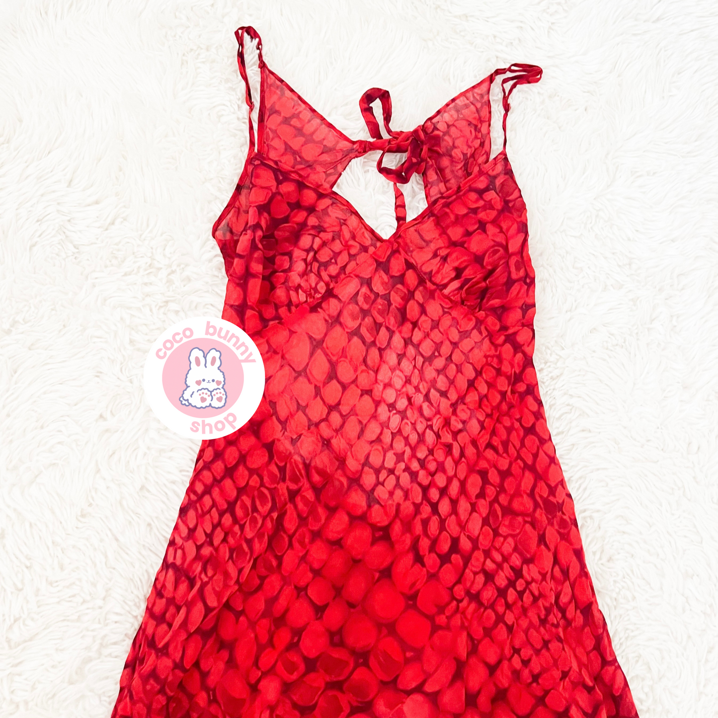victoria secret spicy snake print slip dress