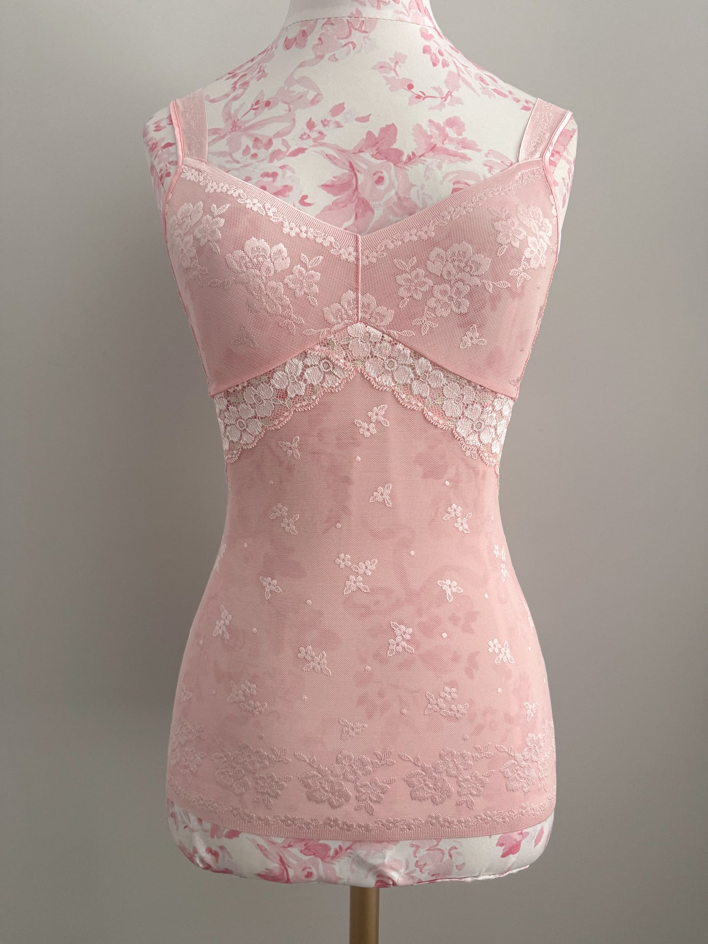rose custard glaze margarita camisole