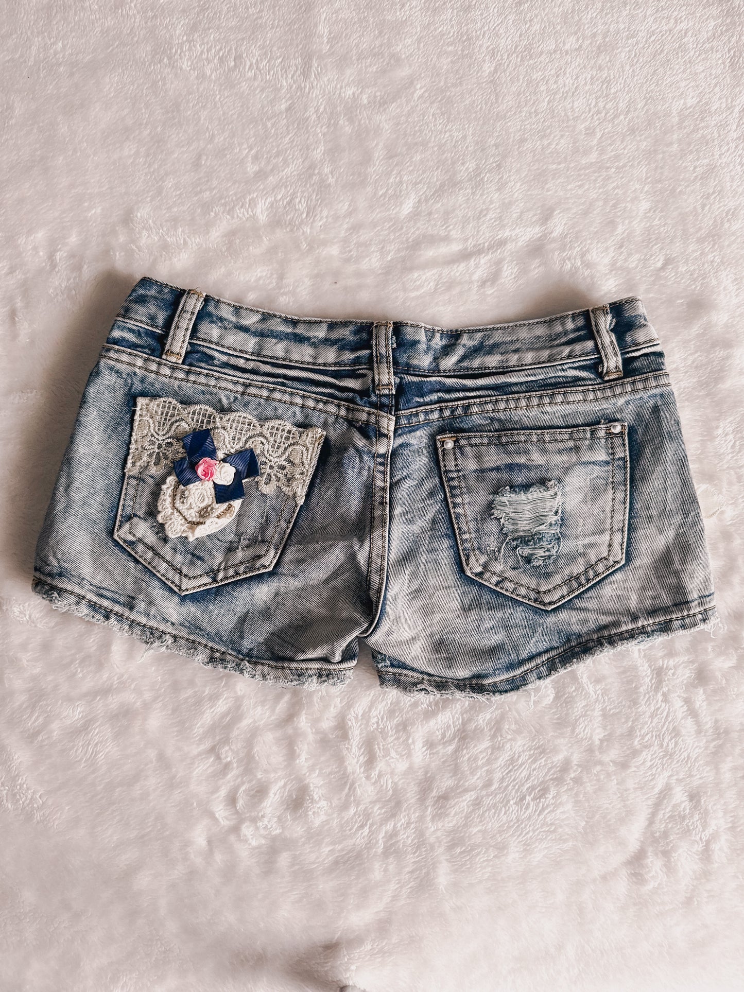 downtown cherub bunny shorts