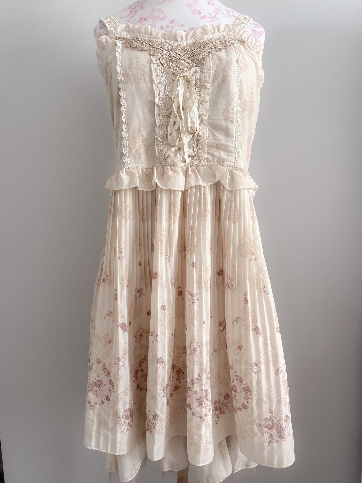 rose milk sangria dress