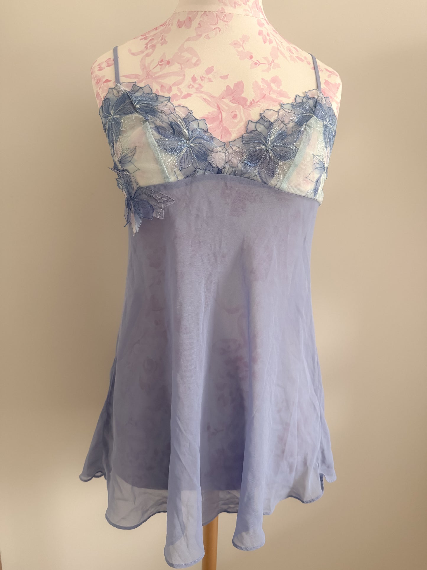 periwinkle moon martini slip dress