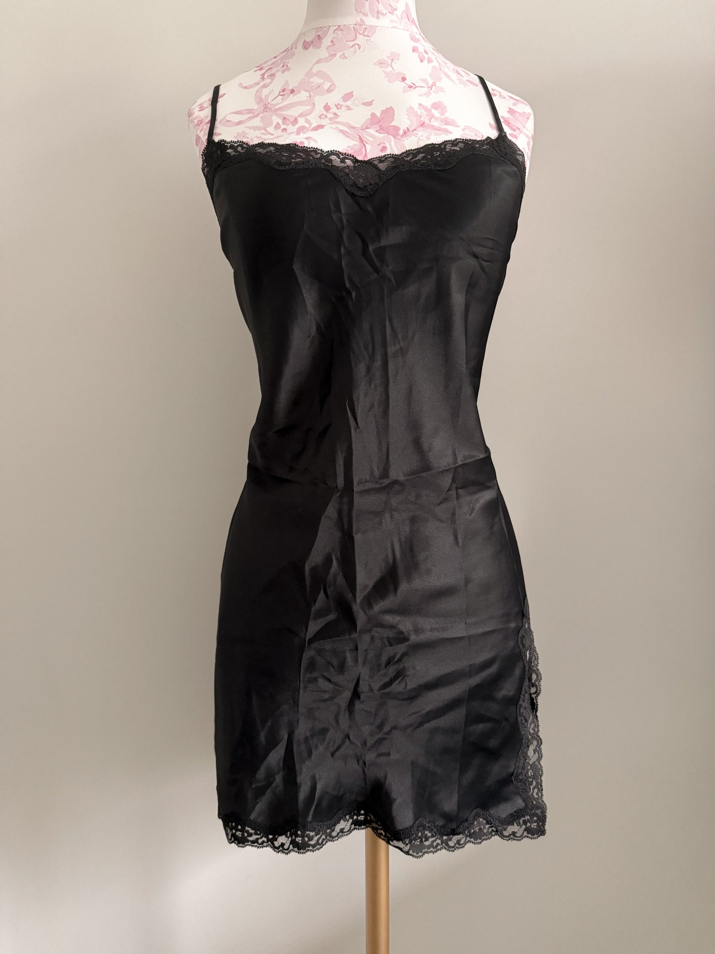 black fig spritz slip dress