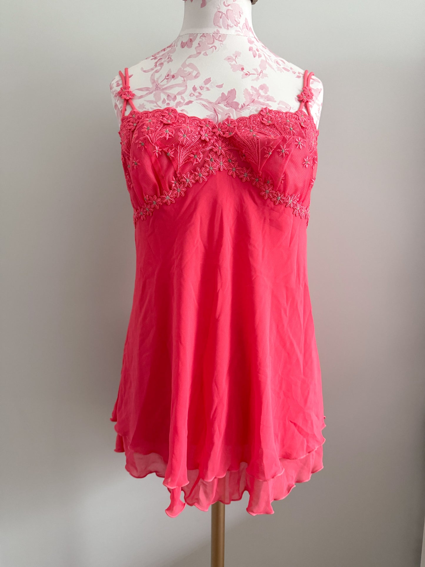 watermelon sorbet splash margarita slip dress