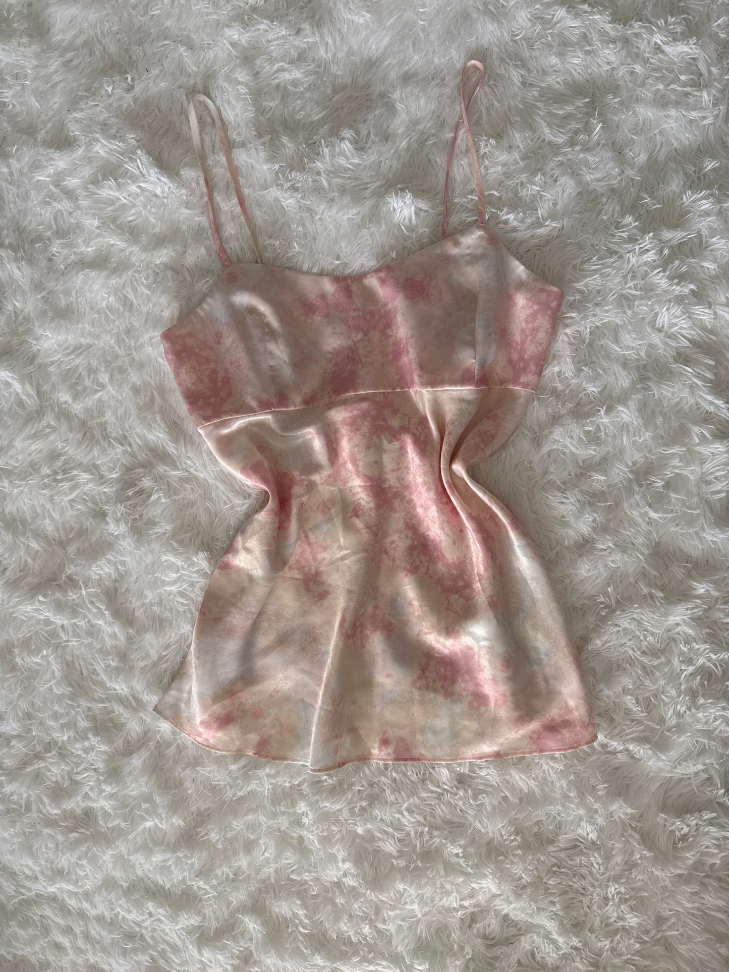 spiked pink coconut milk latte camisole