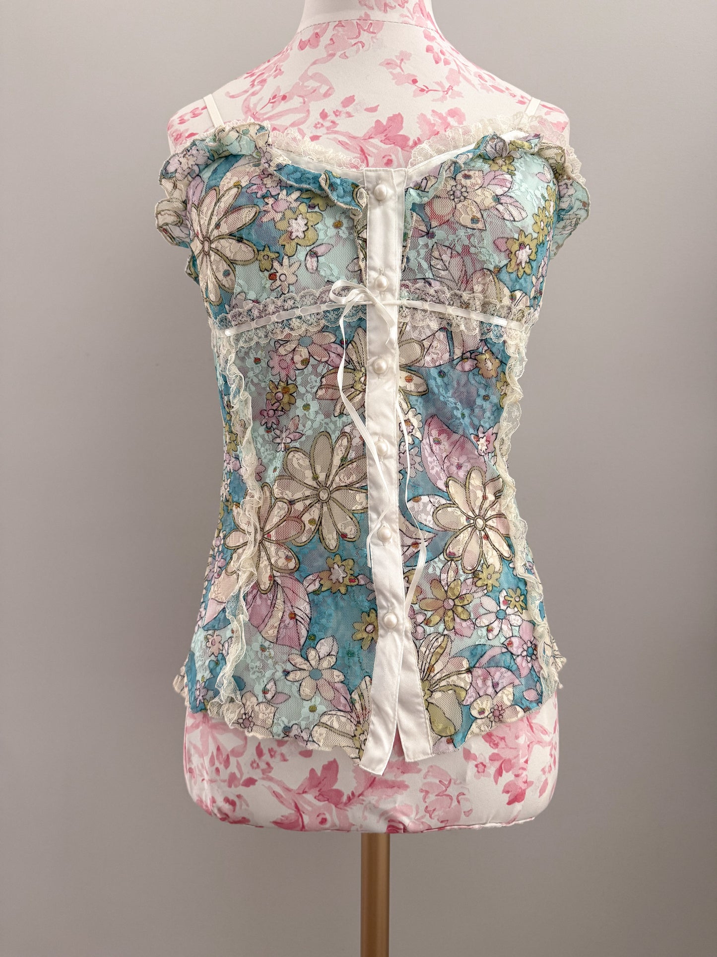 melon daisy twist martini camisole