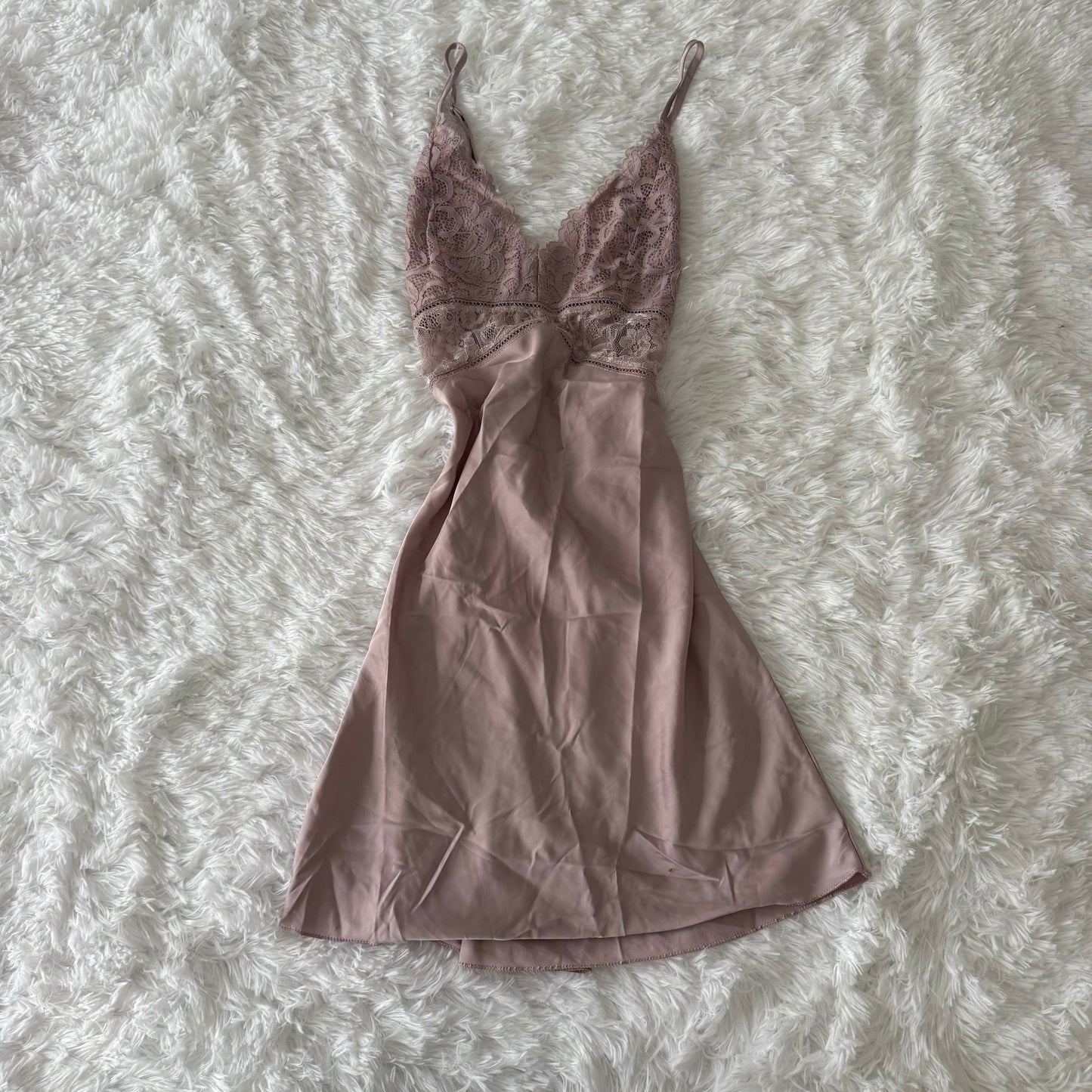 lavender plum martini slip dress
