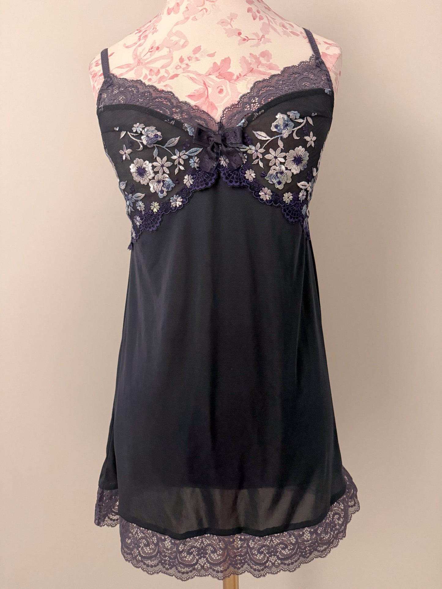 midnight berry desire cocktail babydoll