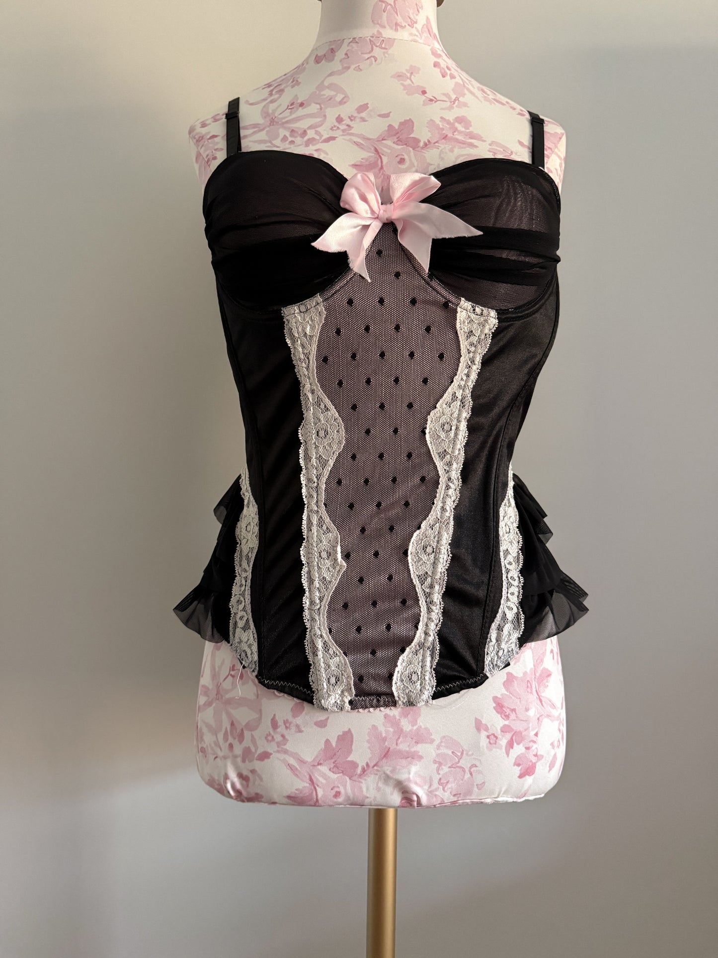 pink shore blush mojito corset