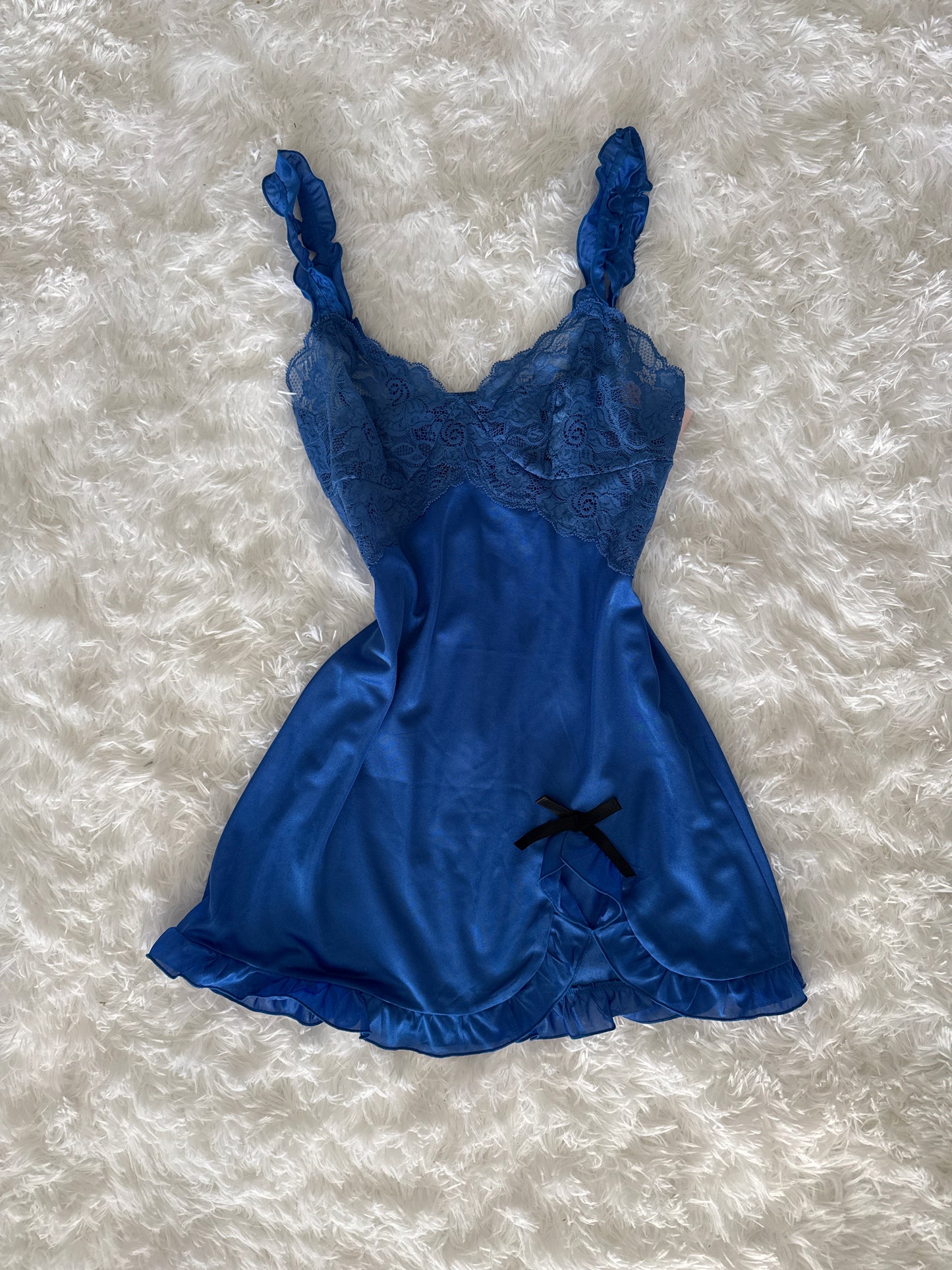 blue violet margarita slip dress